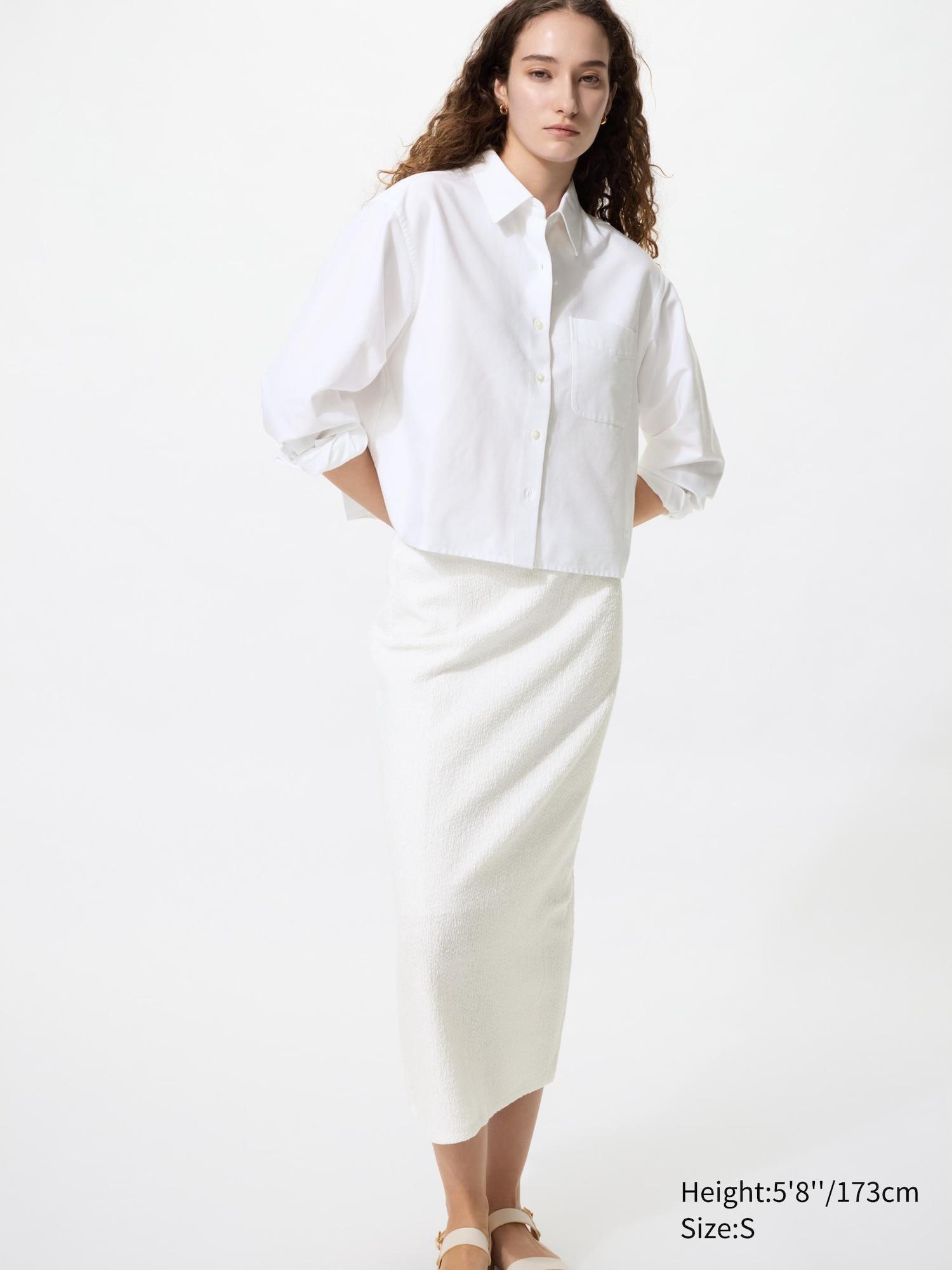 Shirring Narrow Skirt by UNIQLO