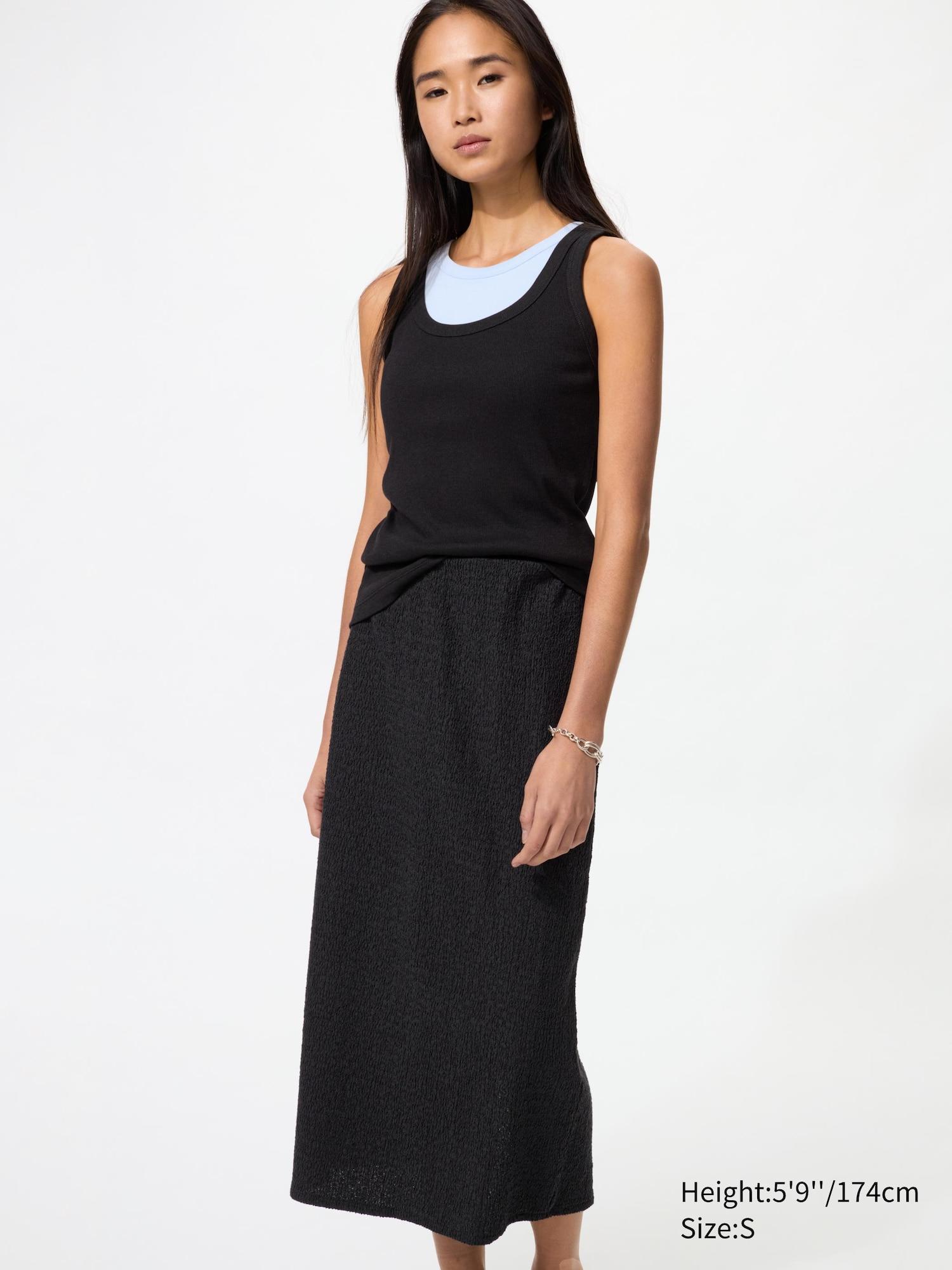 Shirring Narrow Skirt by UNIQLO