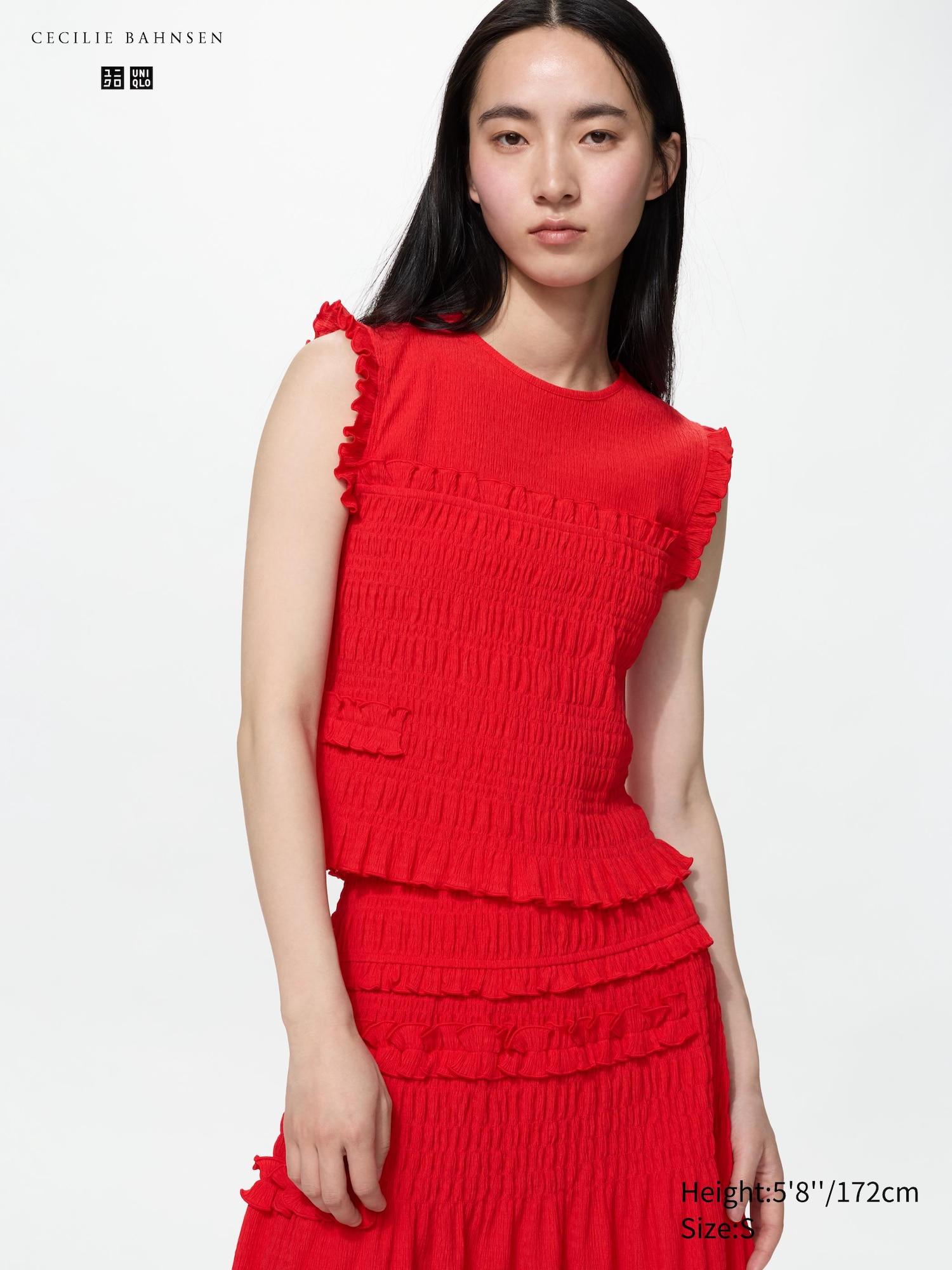 Shirring Top | Sleeveless by UNIQLO