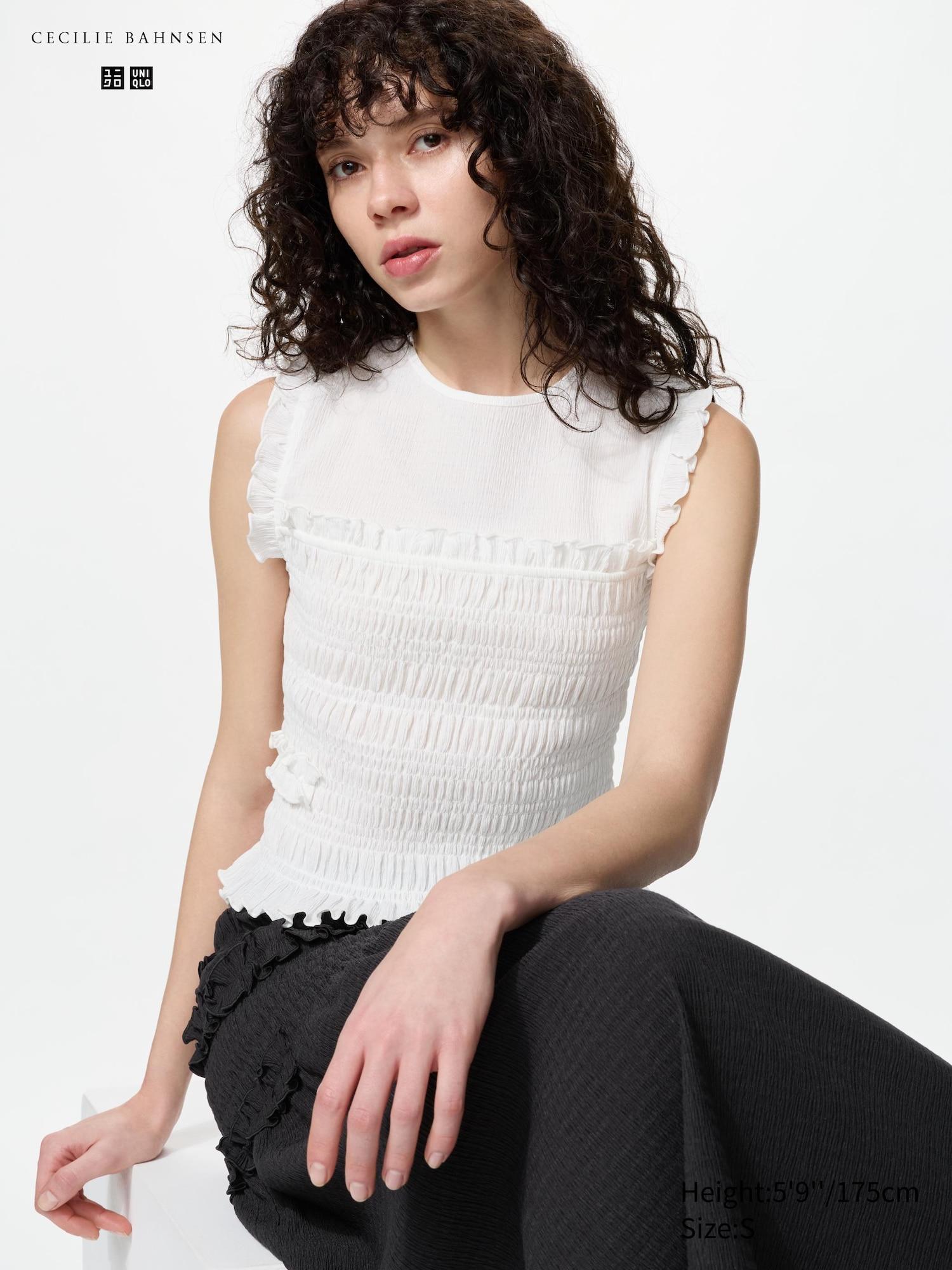 Shirring Top | Sleeveless by UNIQLO