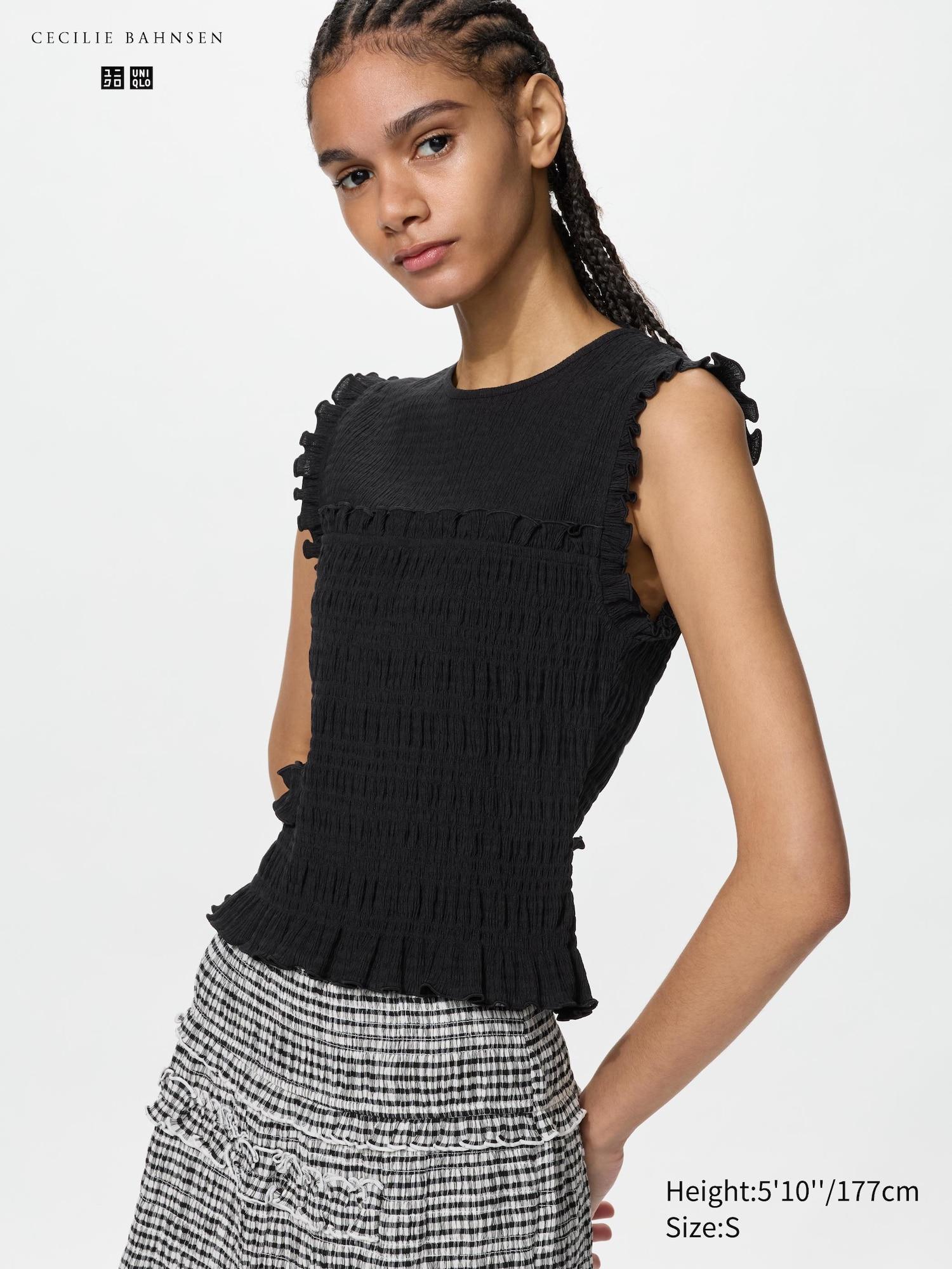 Shirring Top | Sleeveless by UNIQLO