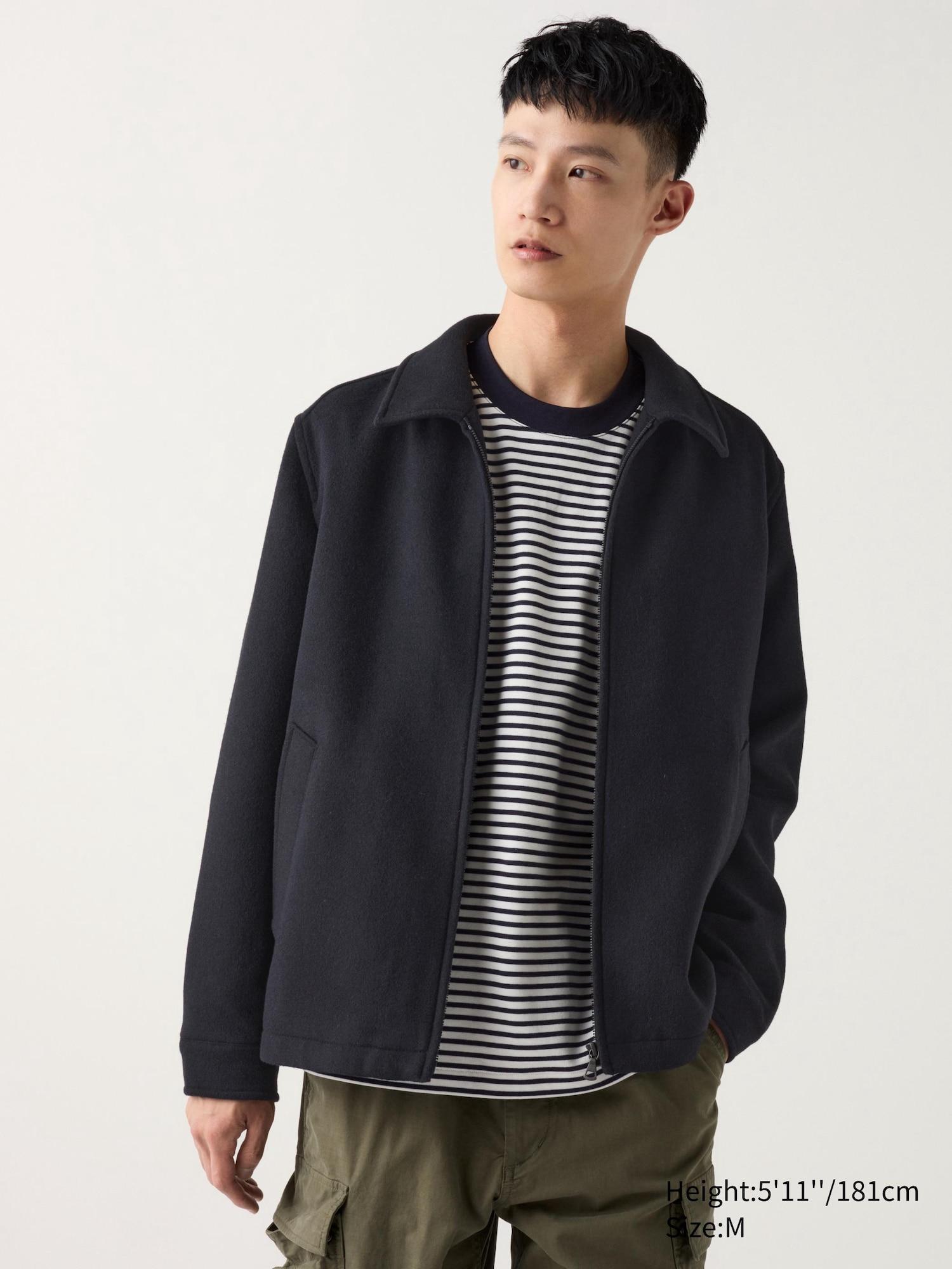 Single Collar Short Jacket by UNIQLO