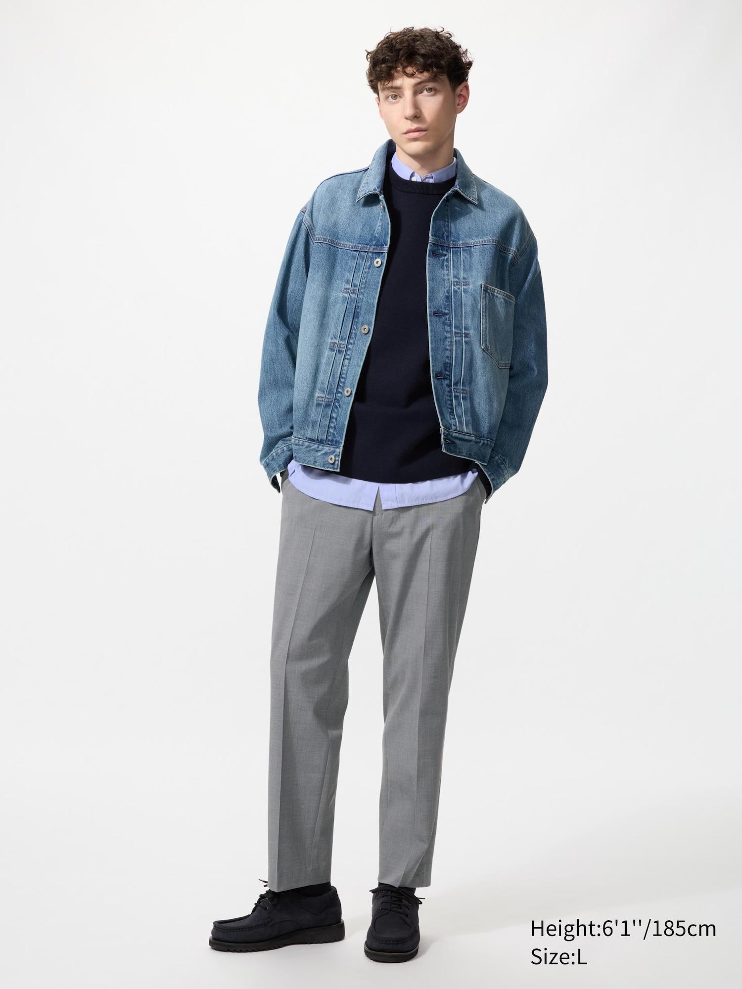 Smart Ankle Pants | Checked Pattern by UNIQLO