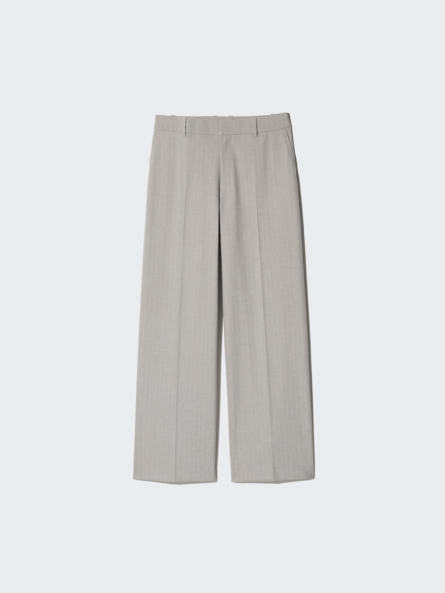 Smart Wide Pants | Striped by UNIQLO