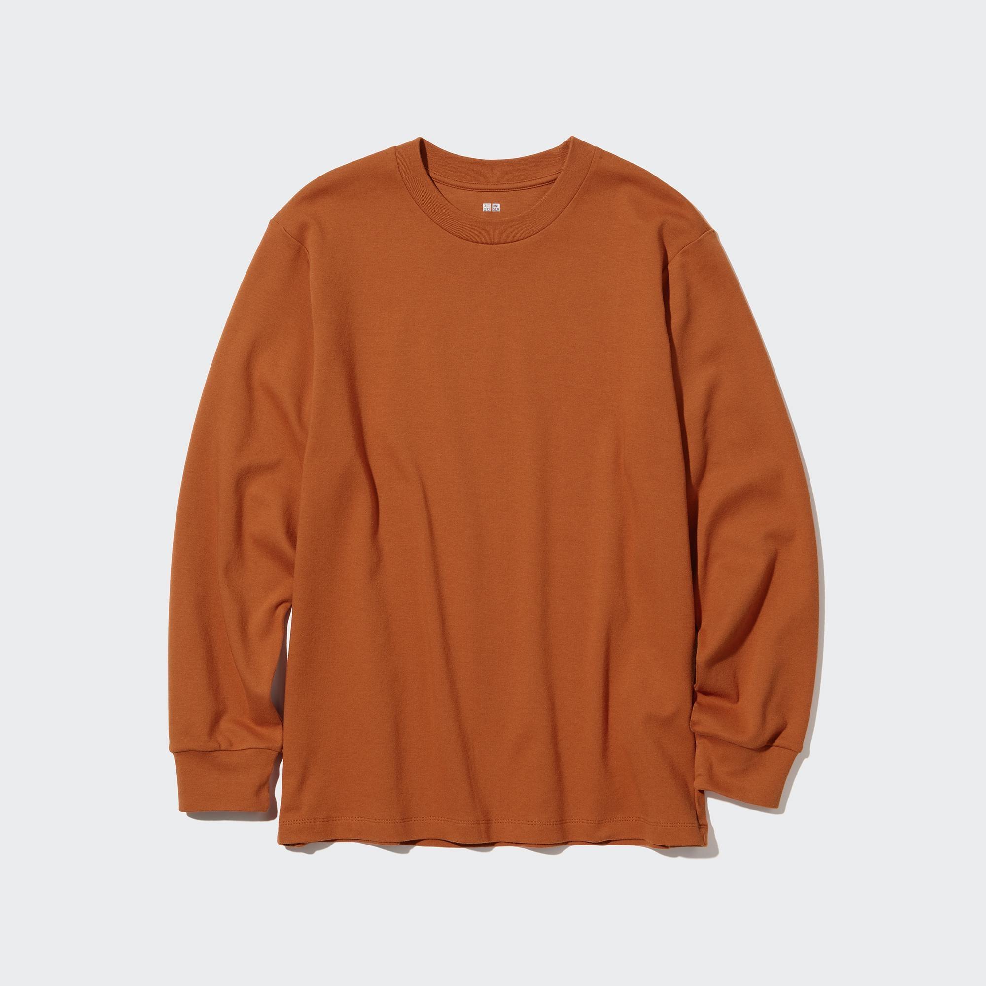 Soft Brushed T-Shirt | Long Sleeve by UNIQLO