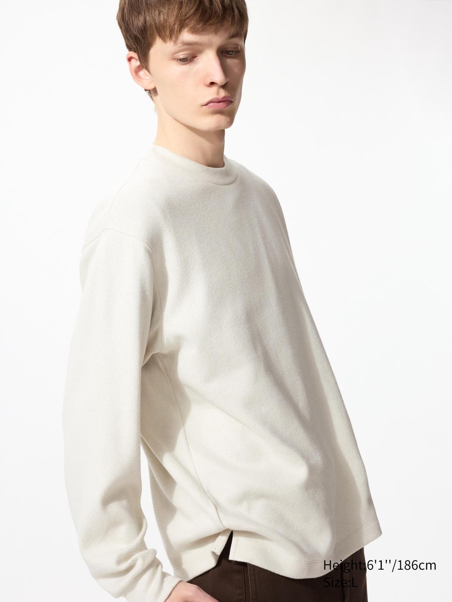 Soft Knitted Fleece T-Shirt by UNIQLO