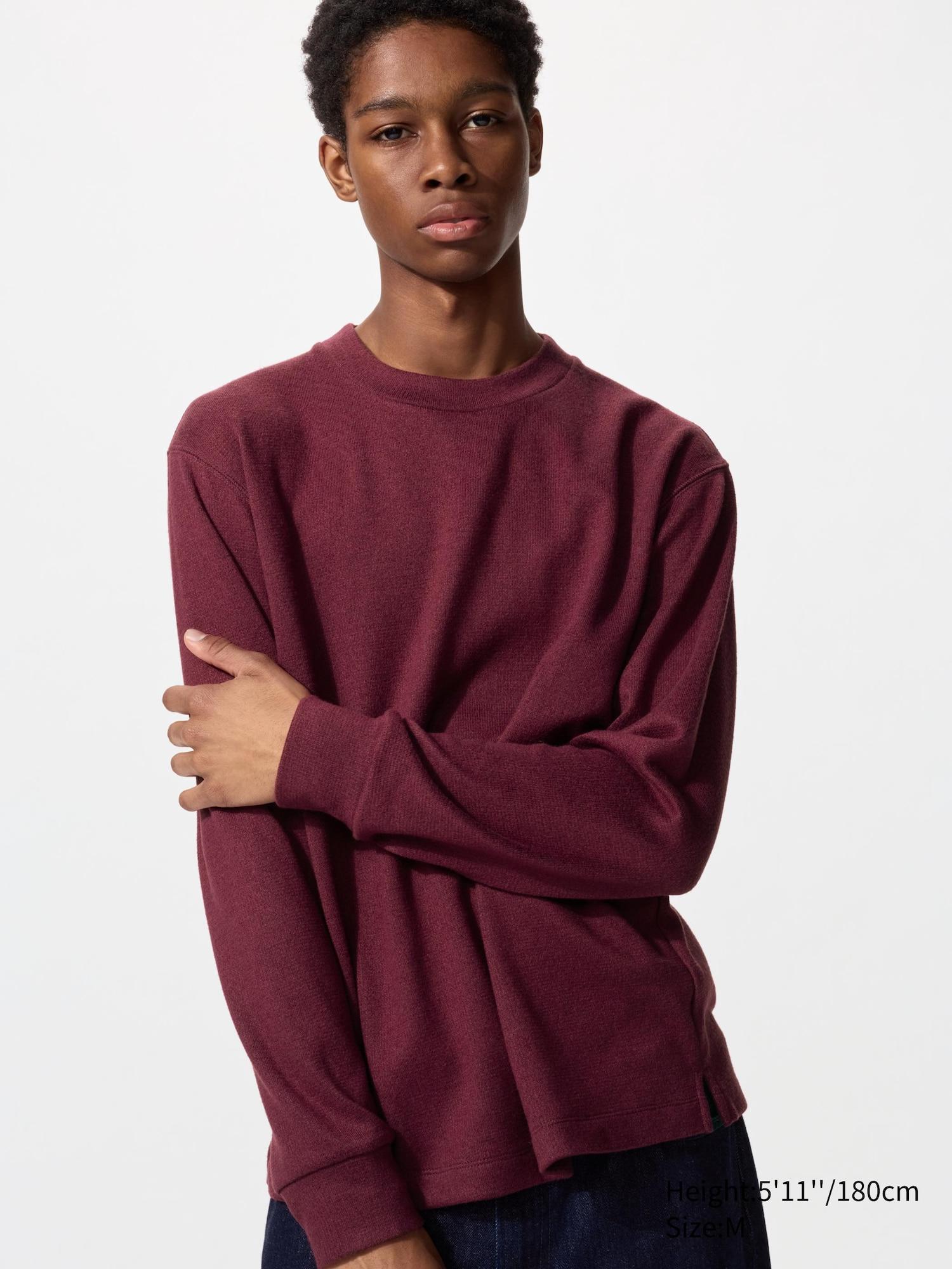 Soft Knitted Fleece T-Shirt by UNIQLO