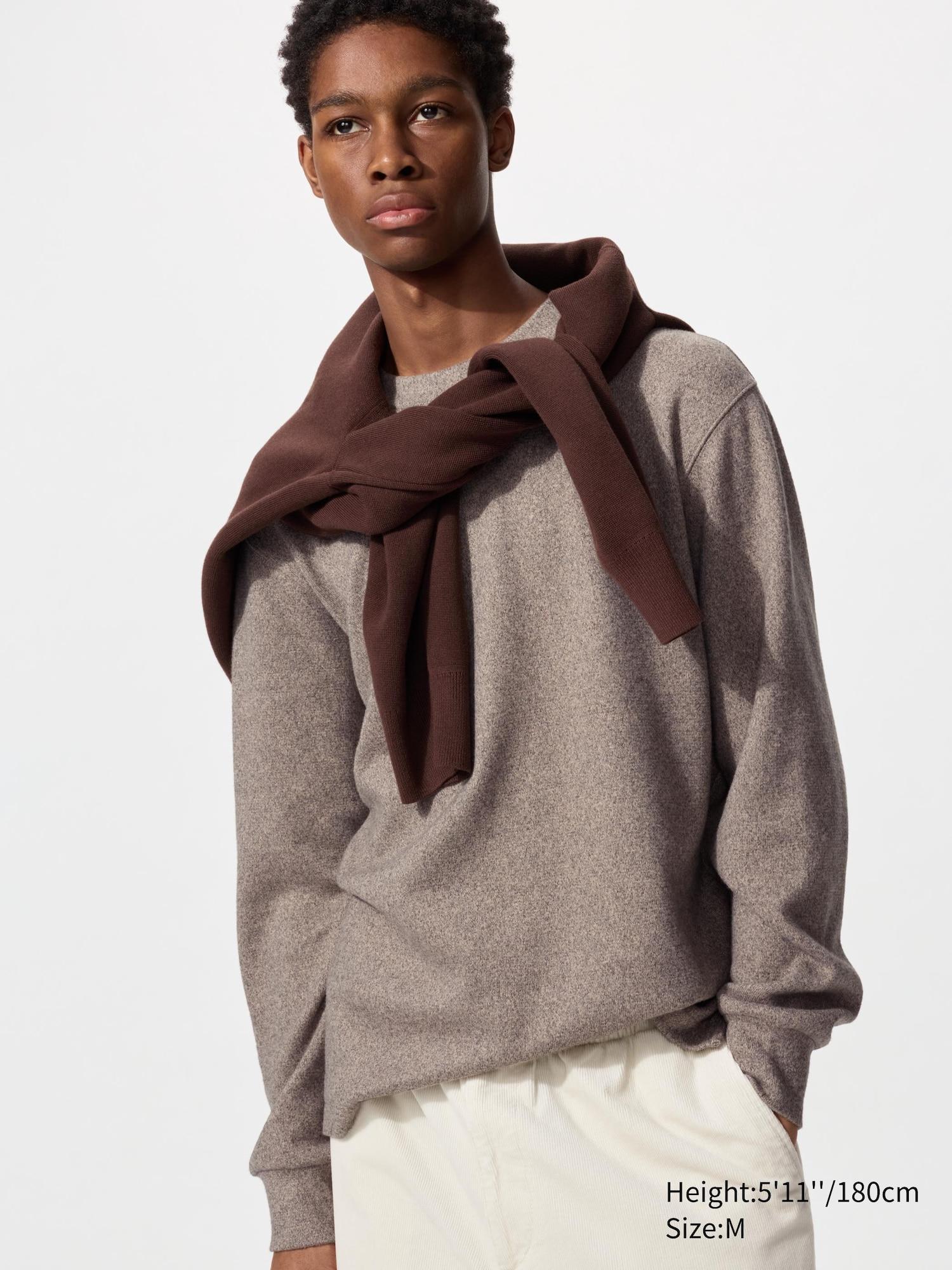 Soft Knitted Fleece T-Shirt by UNIQLO