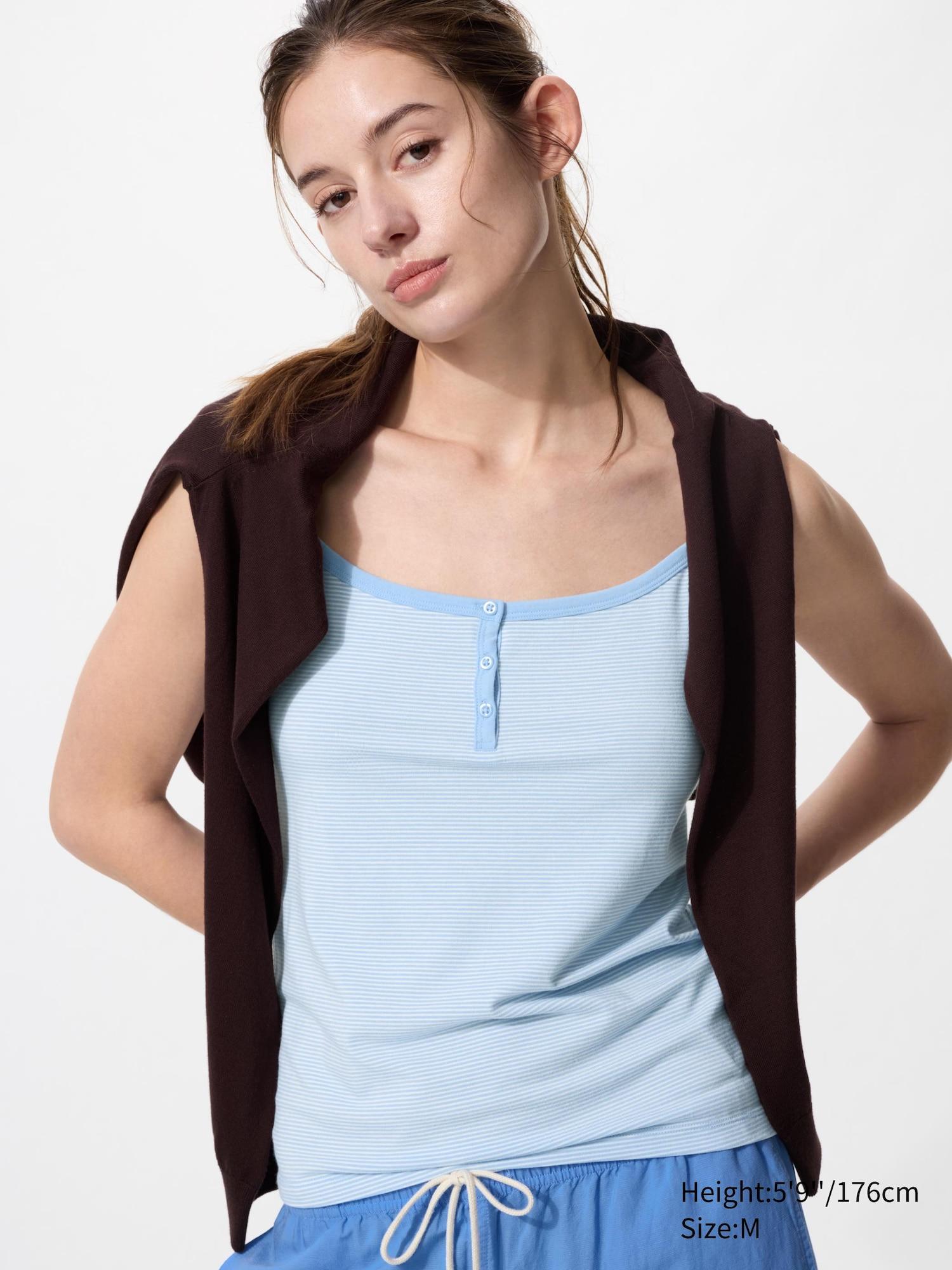 Soft Modal Camisole | Striped by UNIQLO