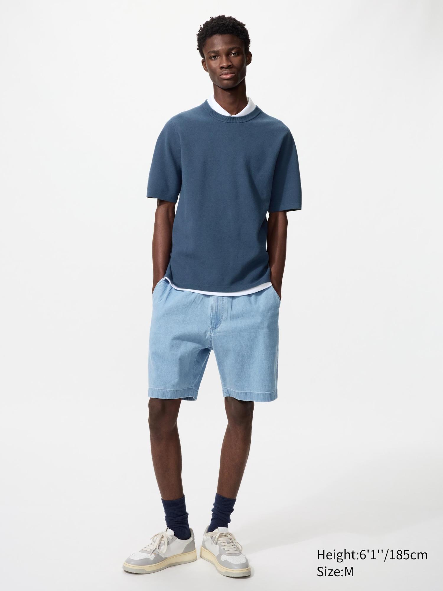 Stretch Easy Shorts | Denim | 8" by UNIQLO