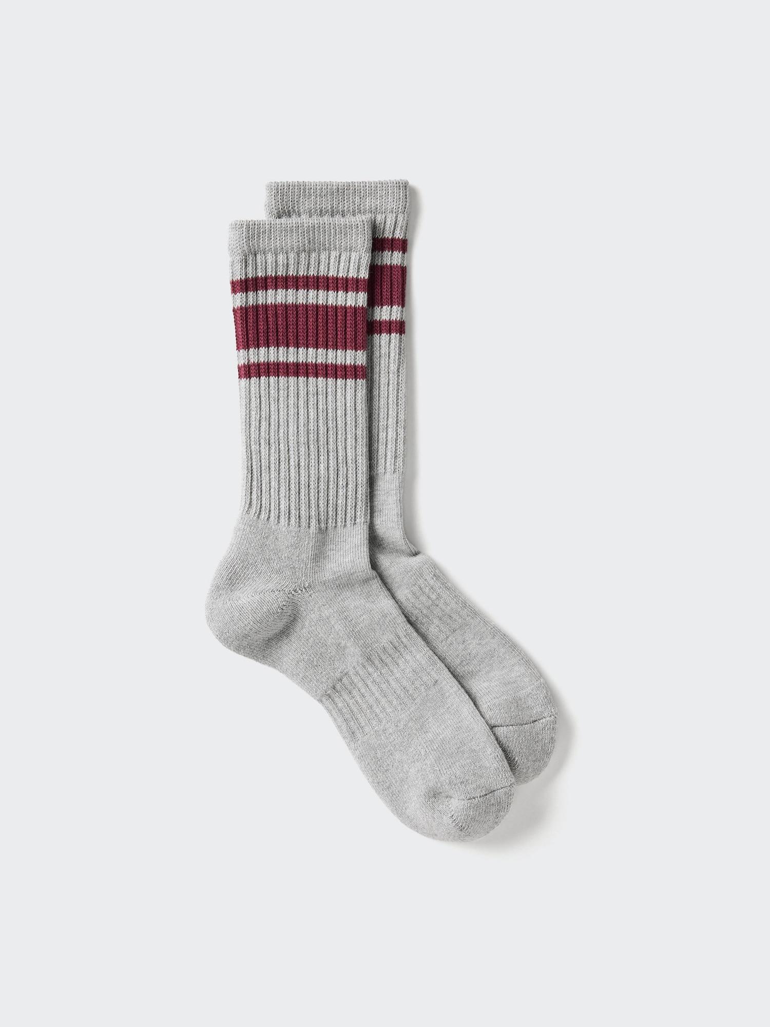 Striped Pile Socks by UNIQLO