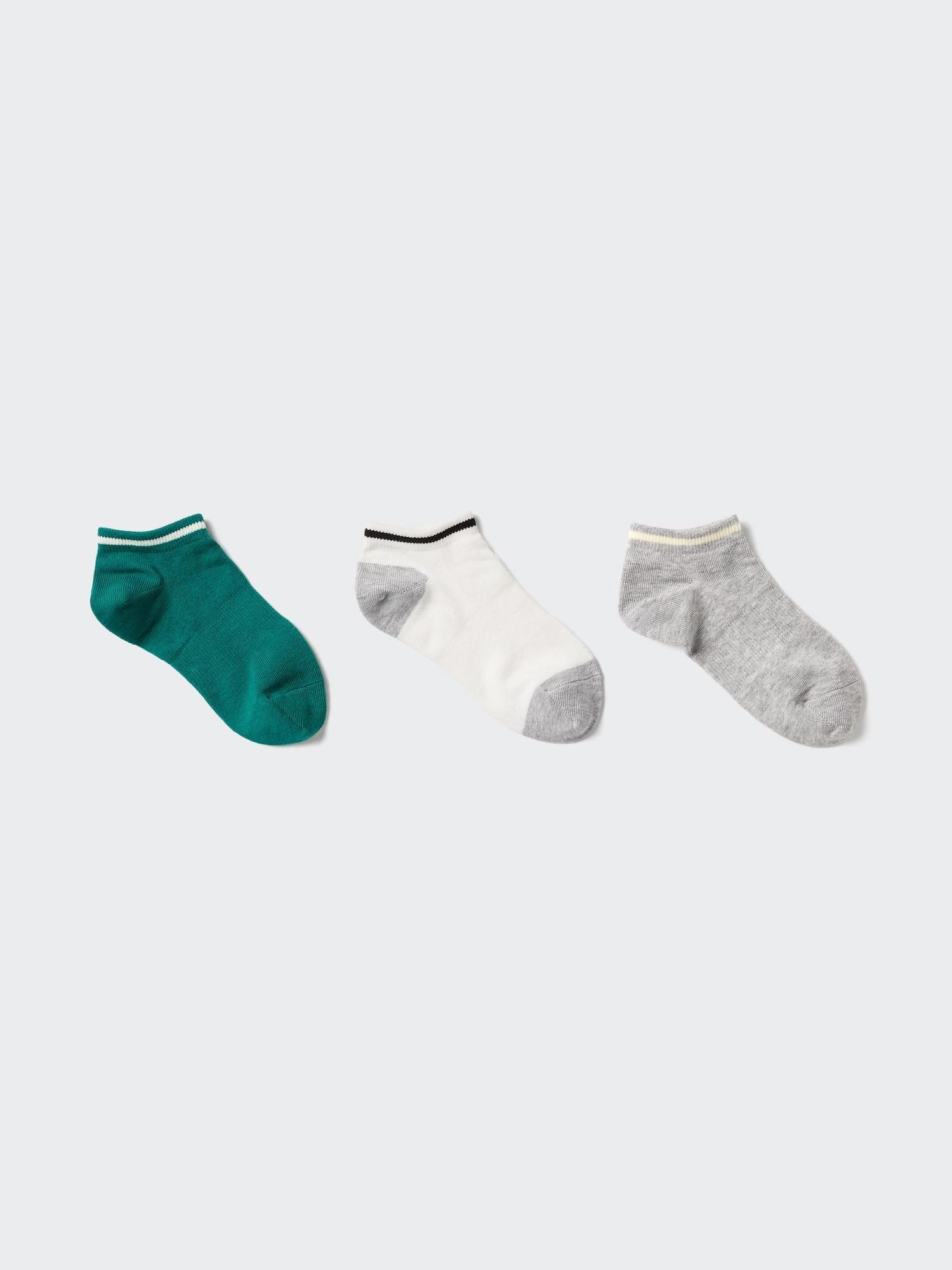 Striped Short Socks | 3 Pairs by UNIQLO