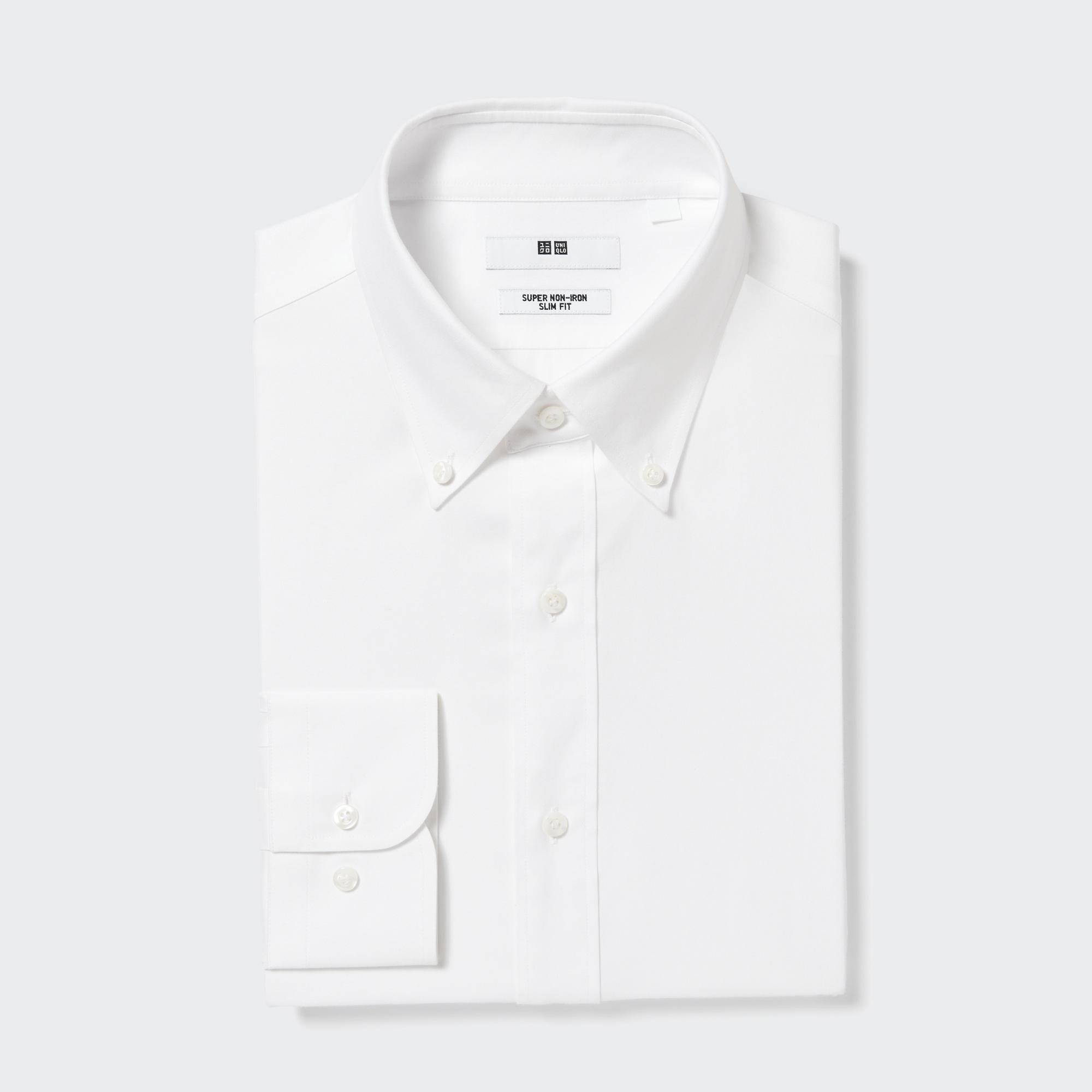 Super Non-Iron Slim Shirt | Button Down Collar by UNIQLO