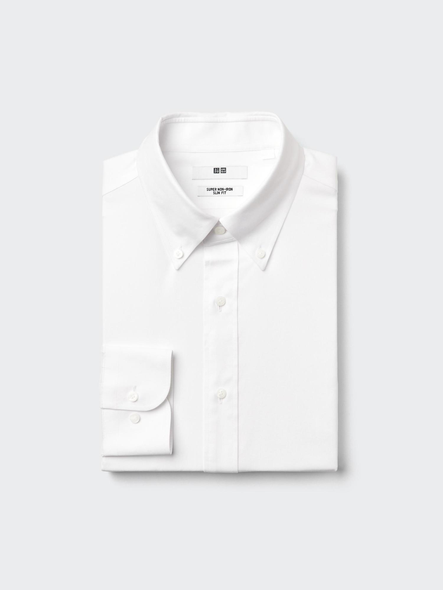 Super Non-Iron Slim Shirt | Button Down Collar by UNIQLO