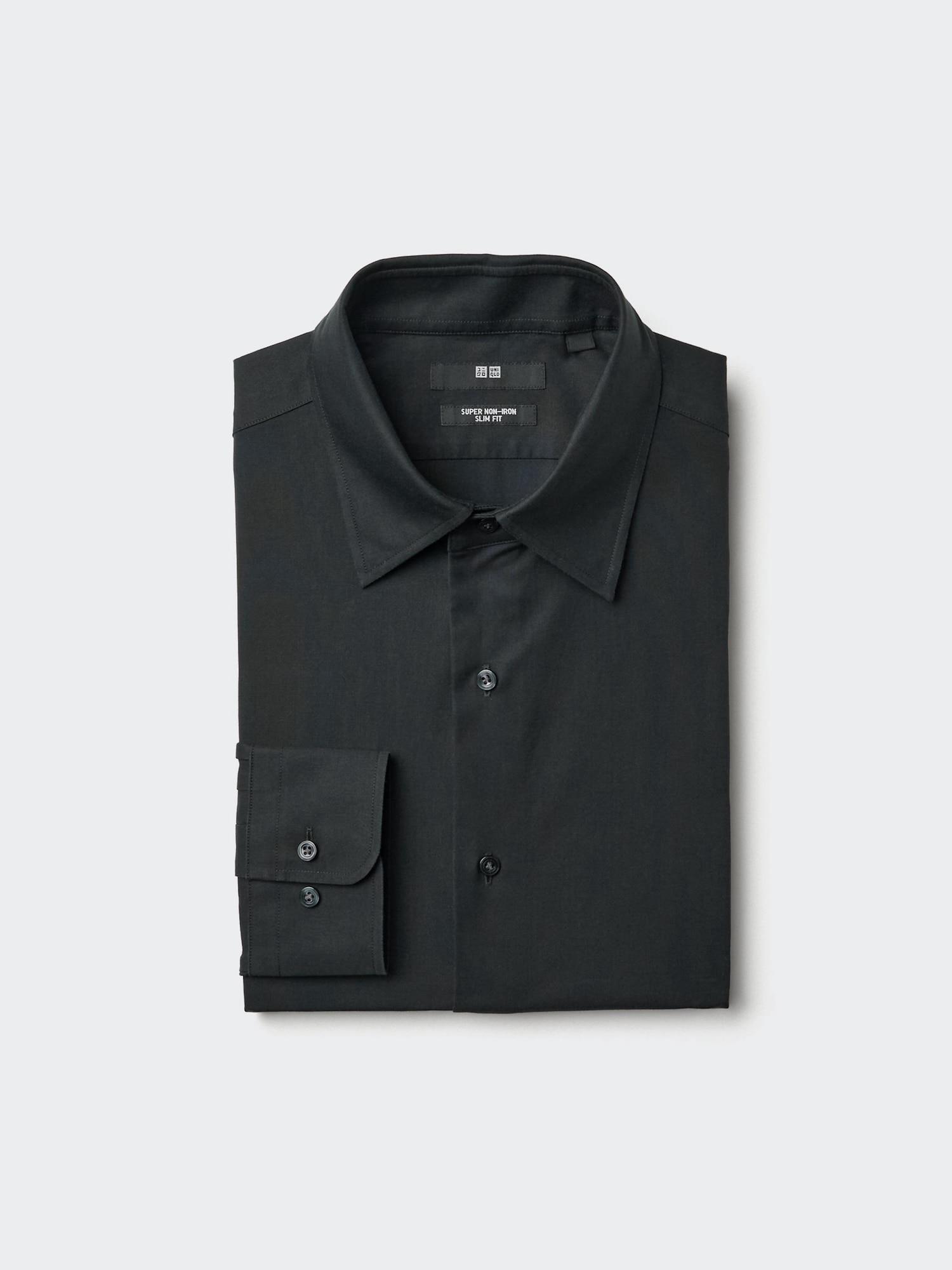 Super Non-Iron Slim Shirt | Regular Collar by UNIQLO
