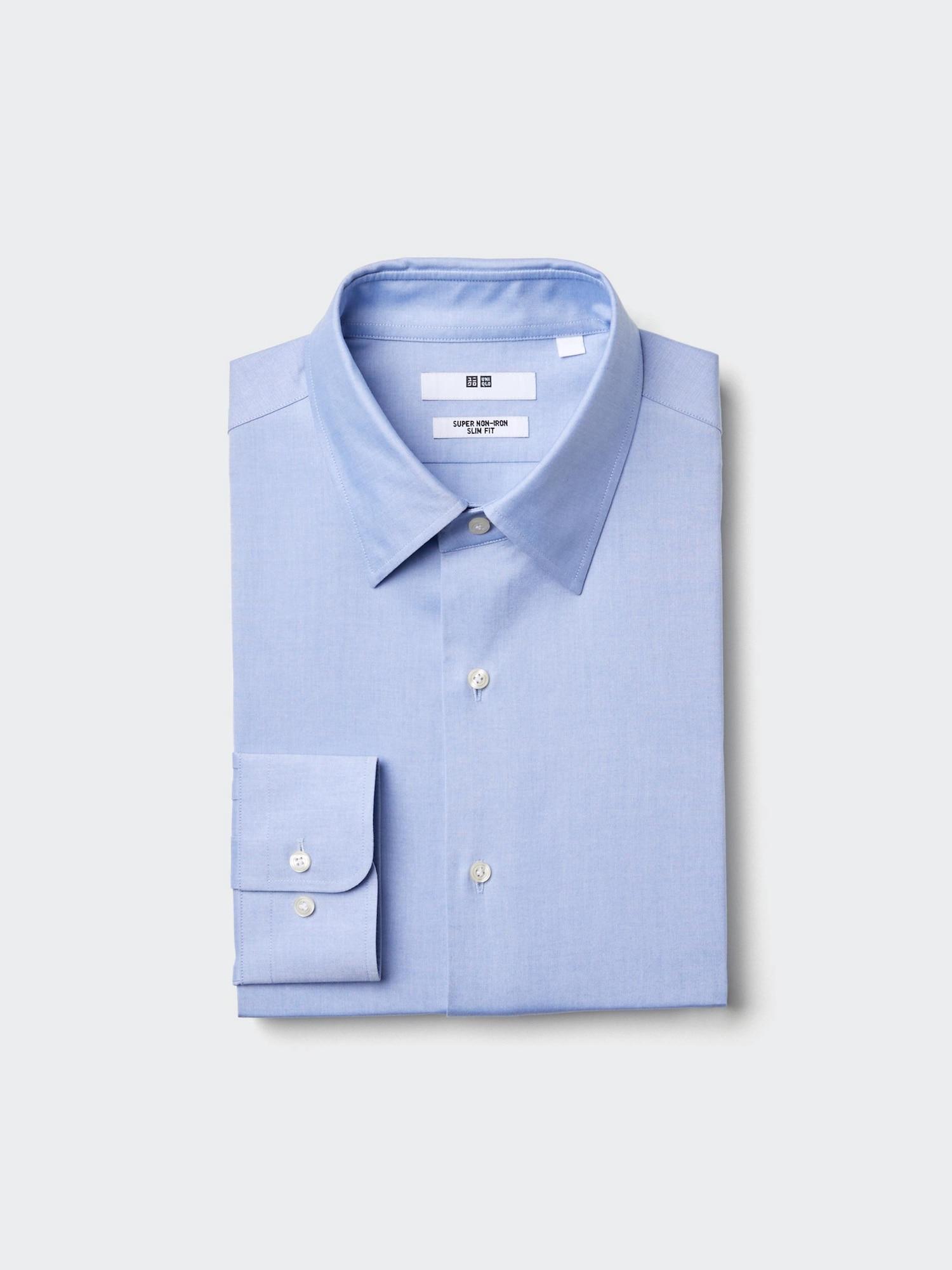 Super Non-Iron Slim Shirt | Regular Collar by UNIQLO