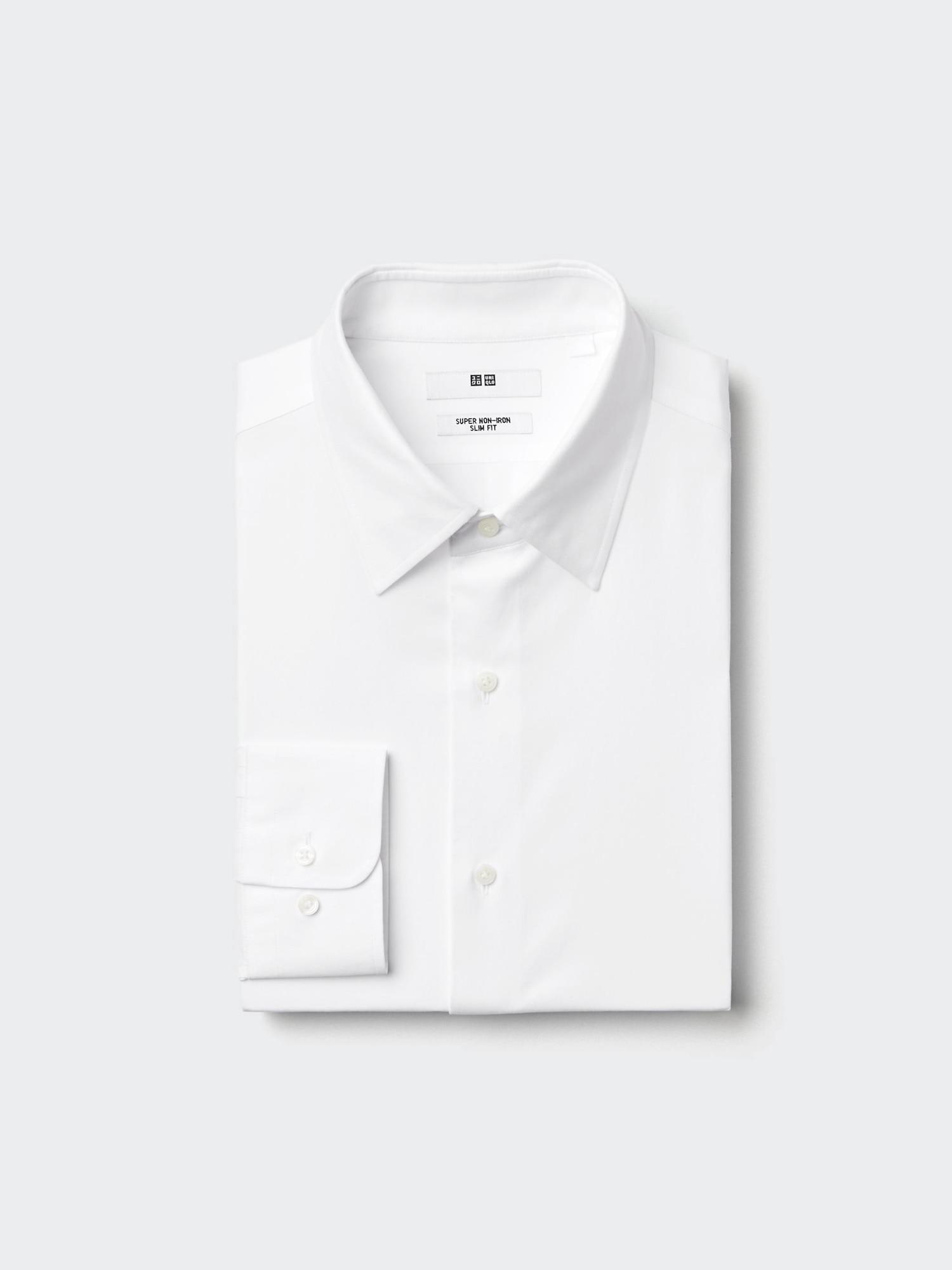 Super Non-Iron Slim Shirt | Regular Collar by UNIQLO