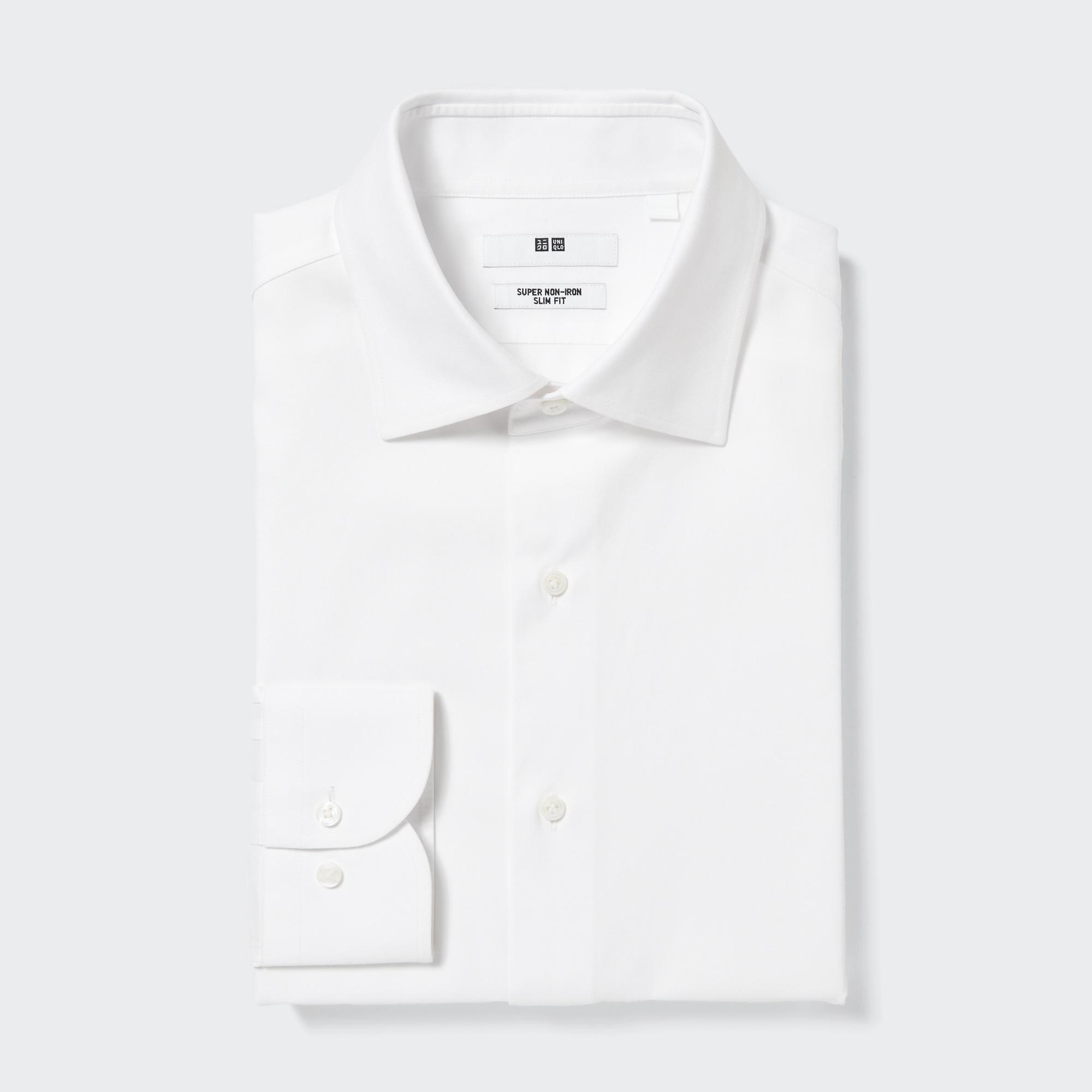 Super Non-Iron Slim Shirt | Spread Collar by UNIQLO