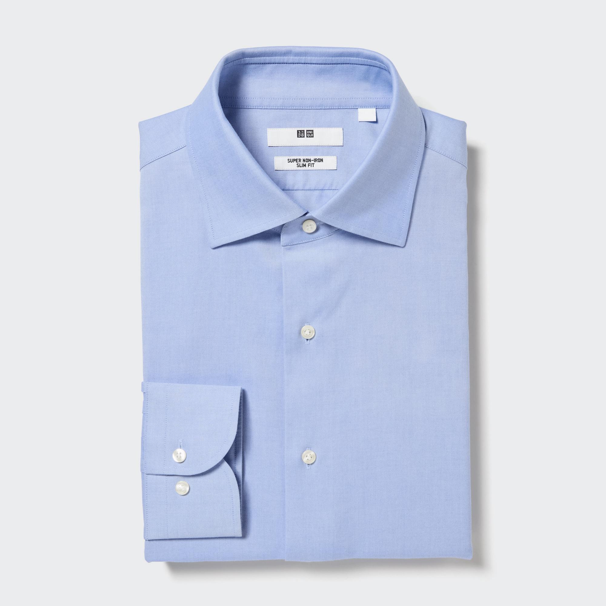 Super Non-Iron Slim Shirt | Spread Collar by UNIQLO