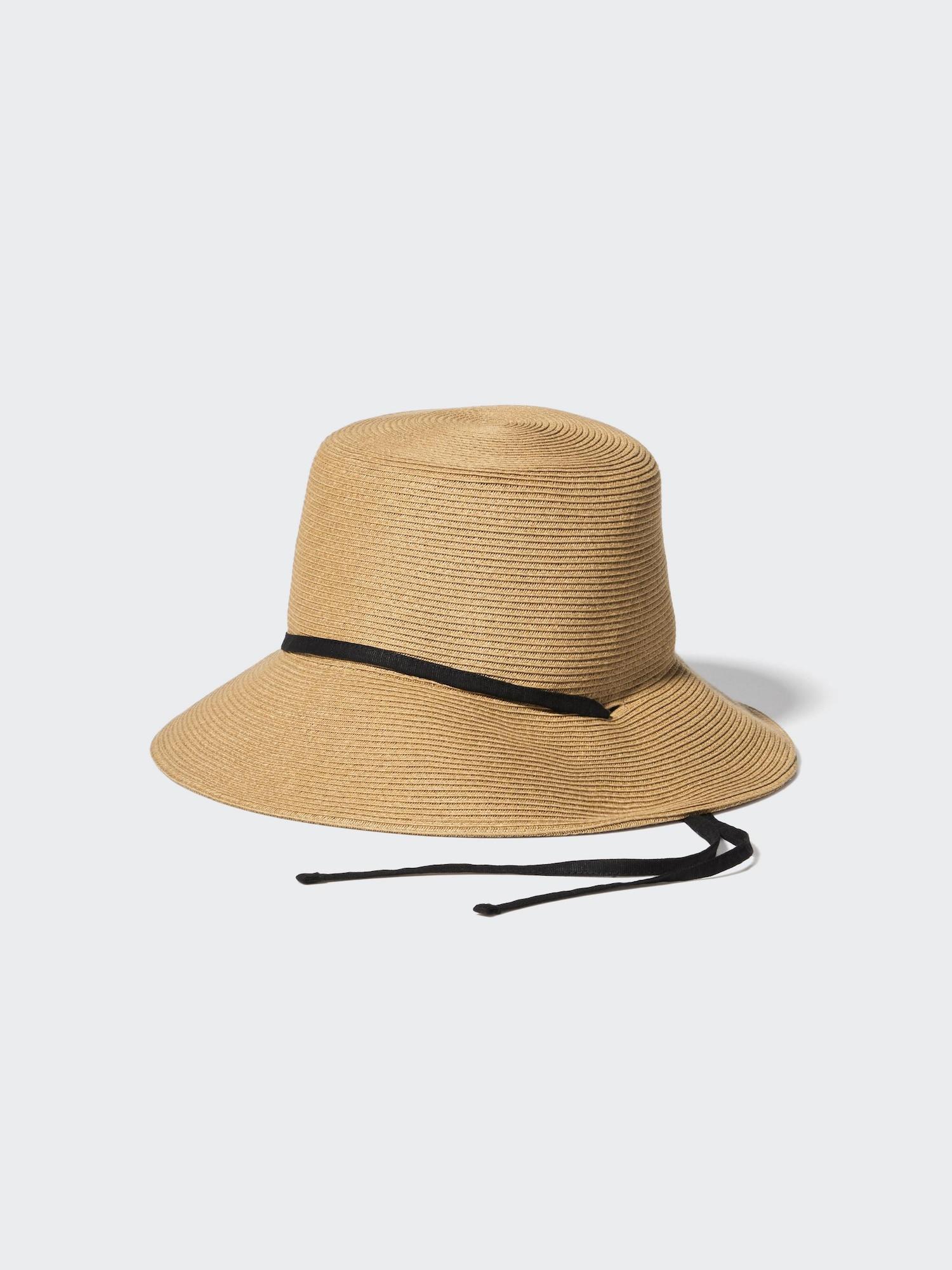UV Protection Adjustable Paper Braid Hat by UNIQLO