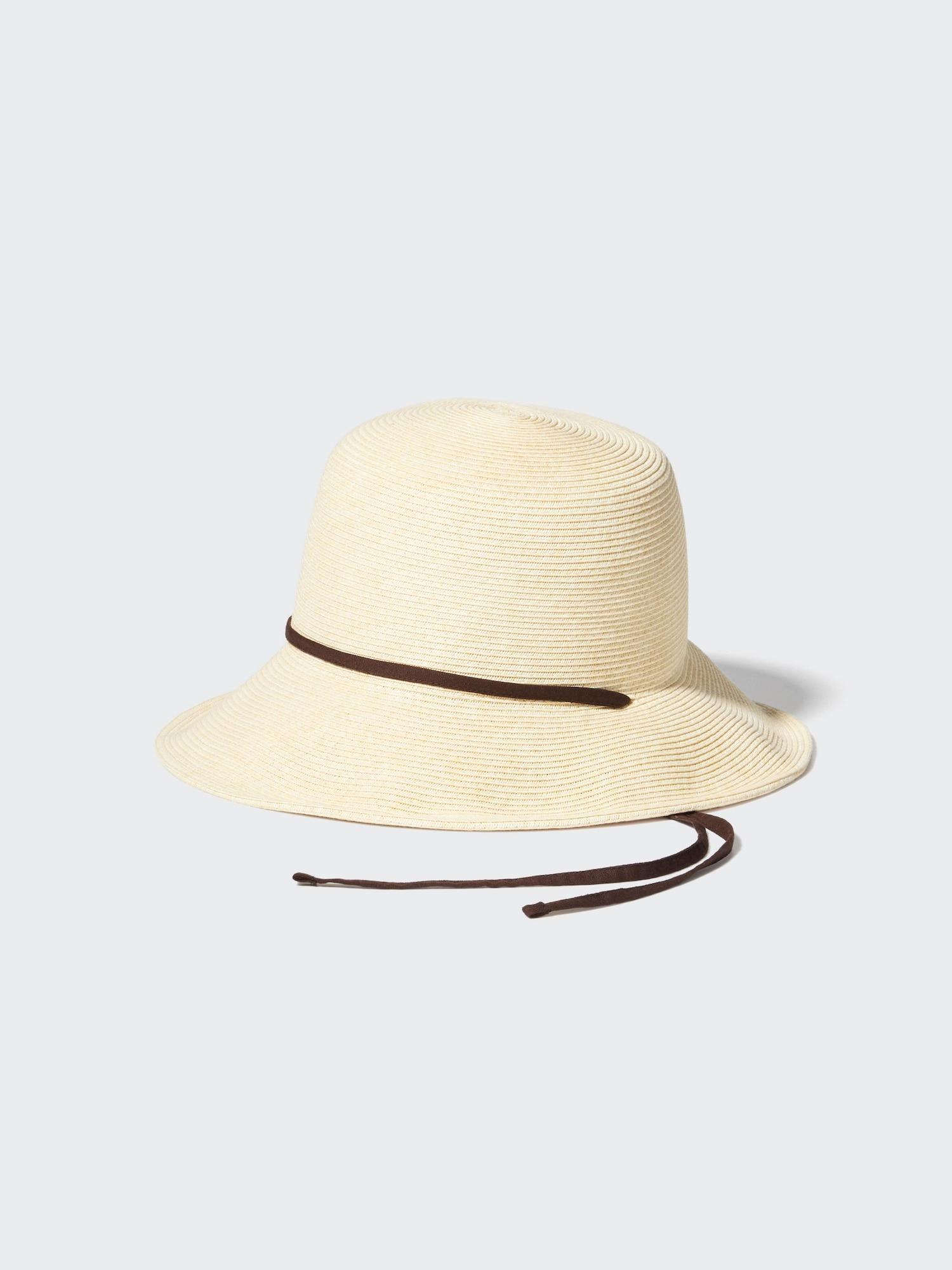 UV Protection Adjustable Paper Braid Hat by UNIQLO