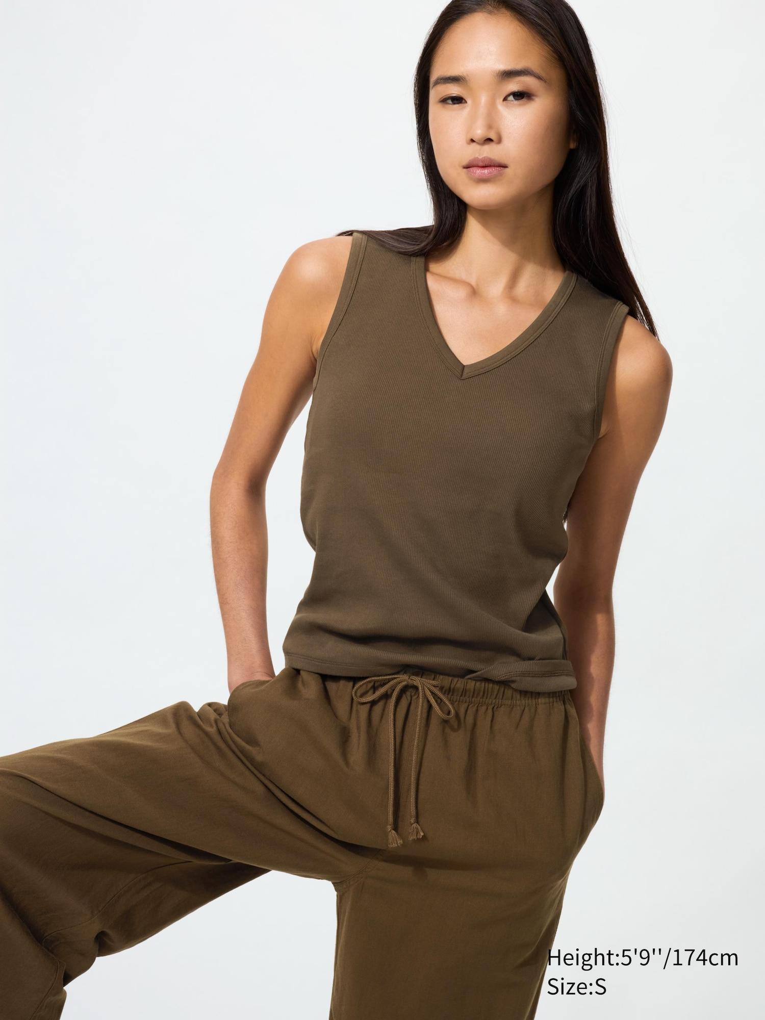 V-Neck Bra Top by UNIQLO