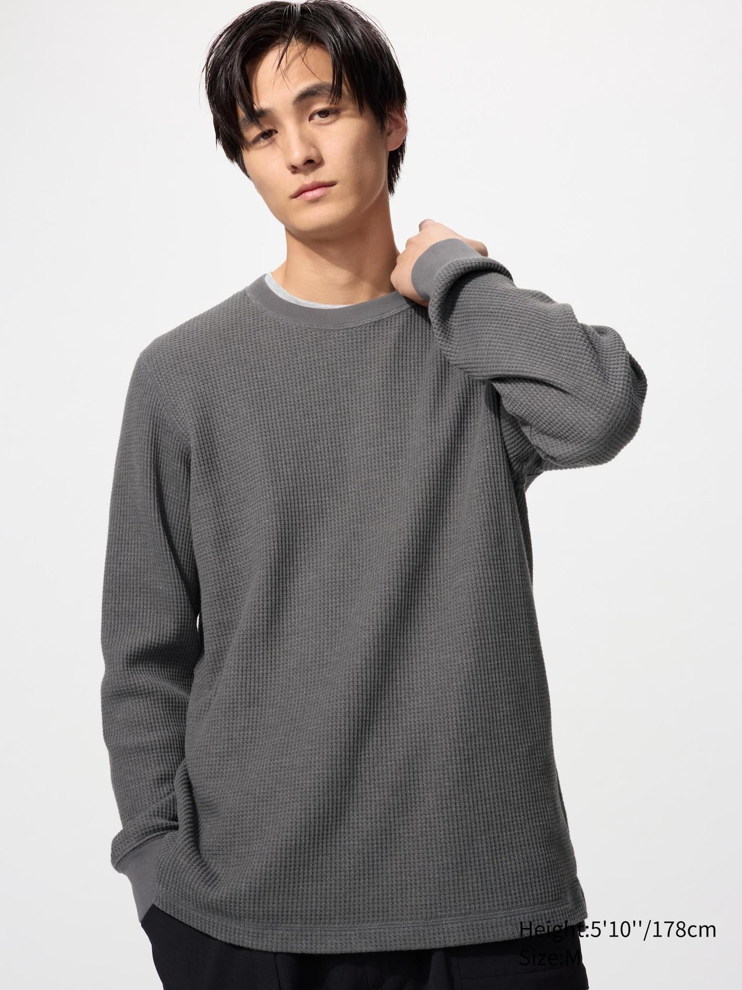Waffle T-Shirt | Long Sleeve by UNIQLO