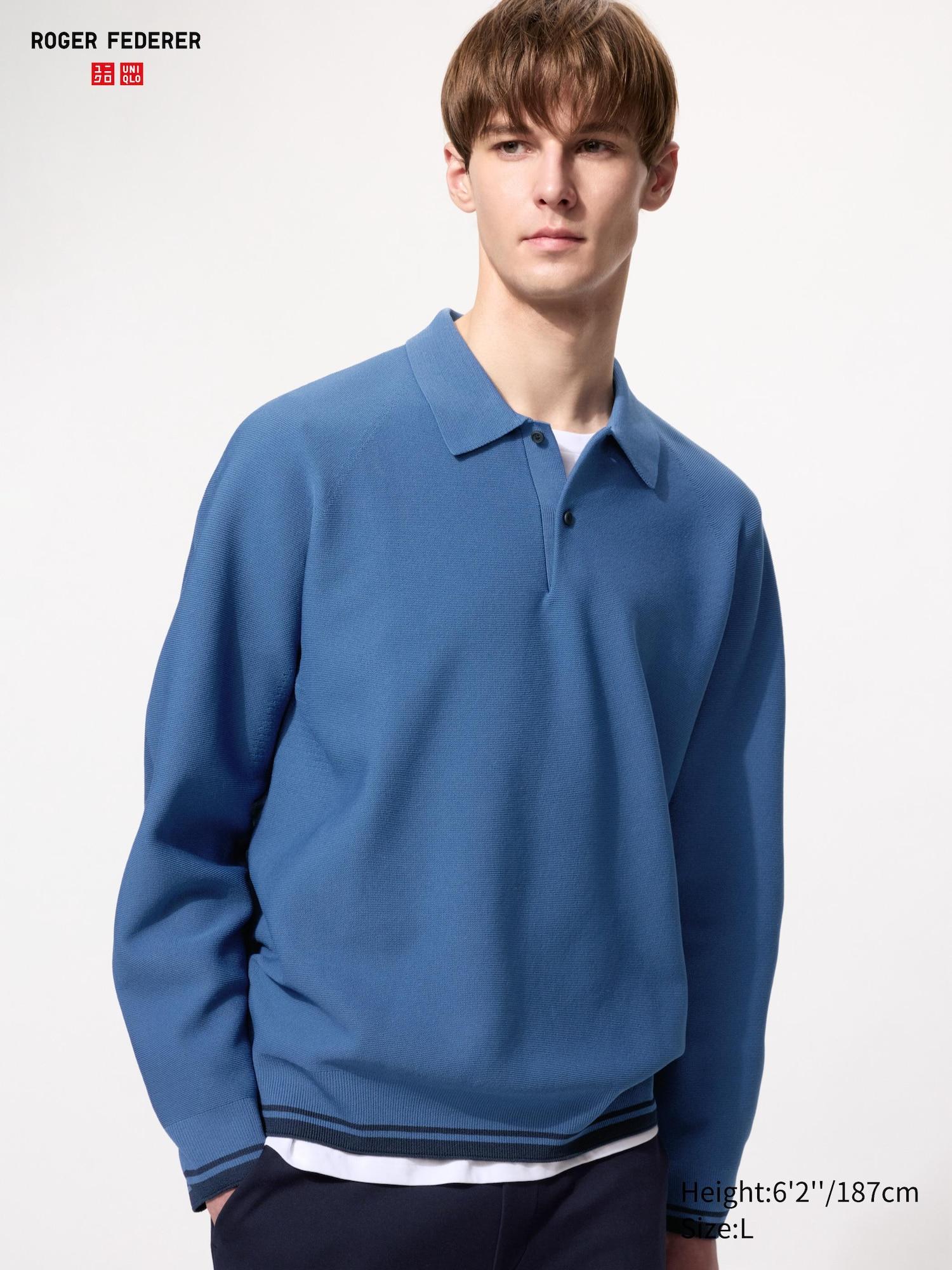 Washable 3D Knit Polo | Long Sleeve by UNIQLO