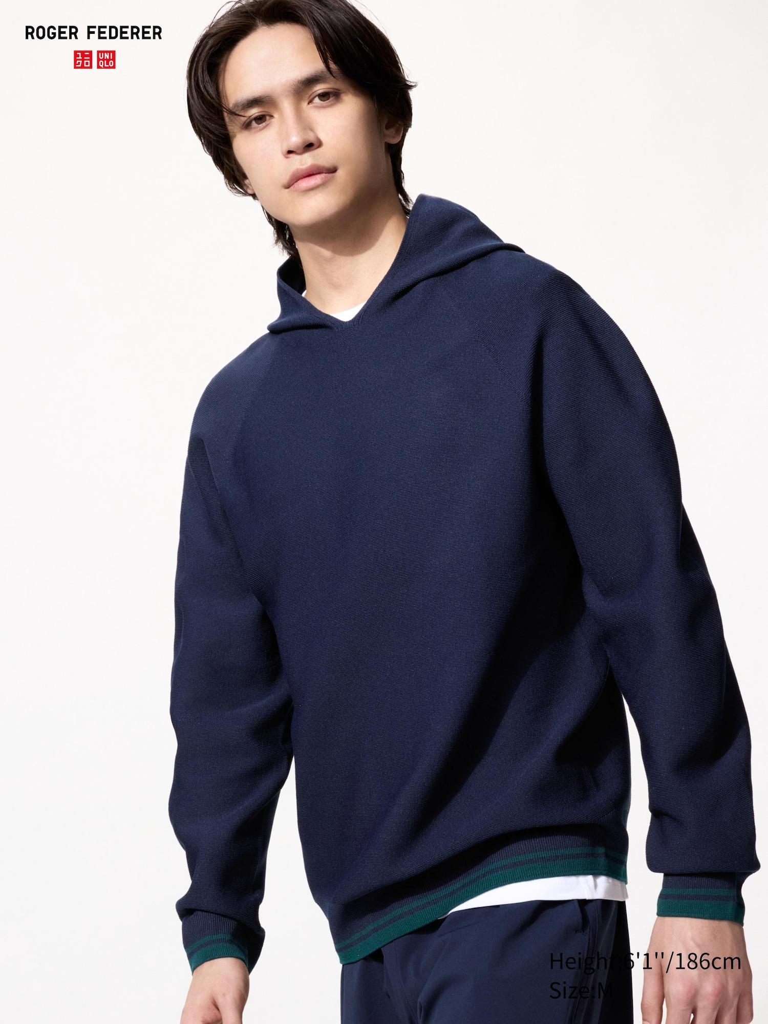 Washable 3D Knit Pullover Hoodie by UNIQLO