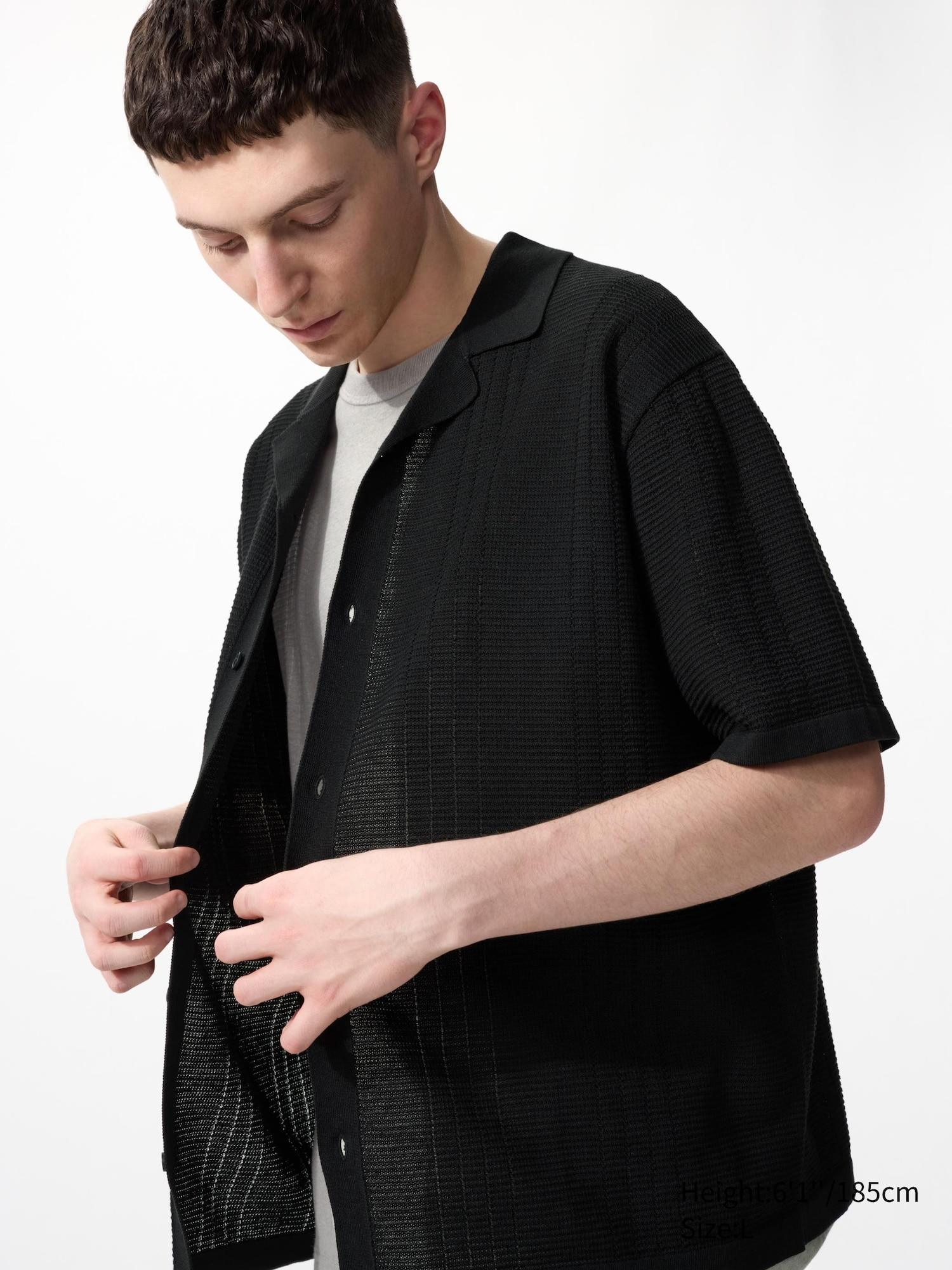 Washable Knitted Shirt | Short Sleeve by UNIQLO