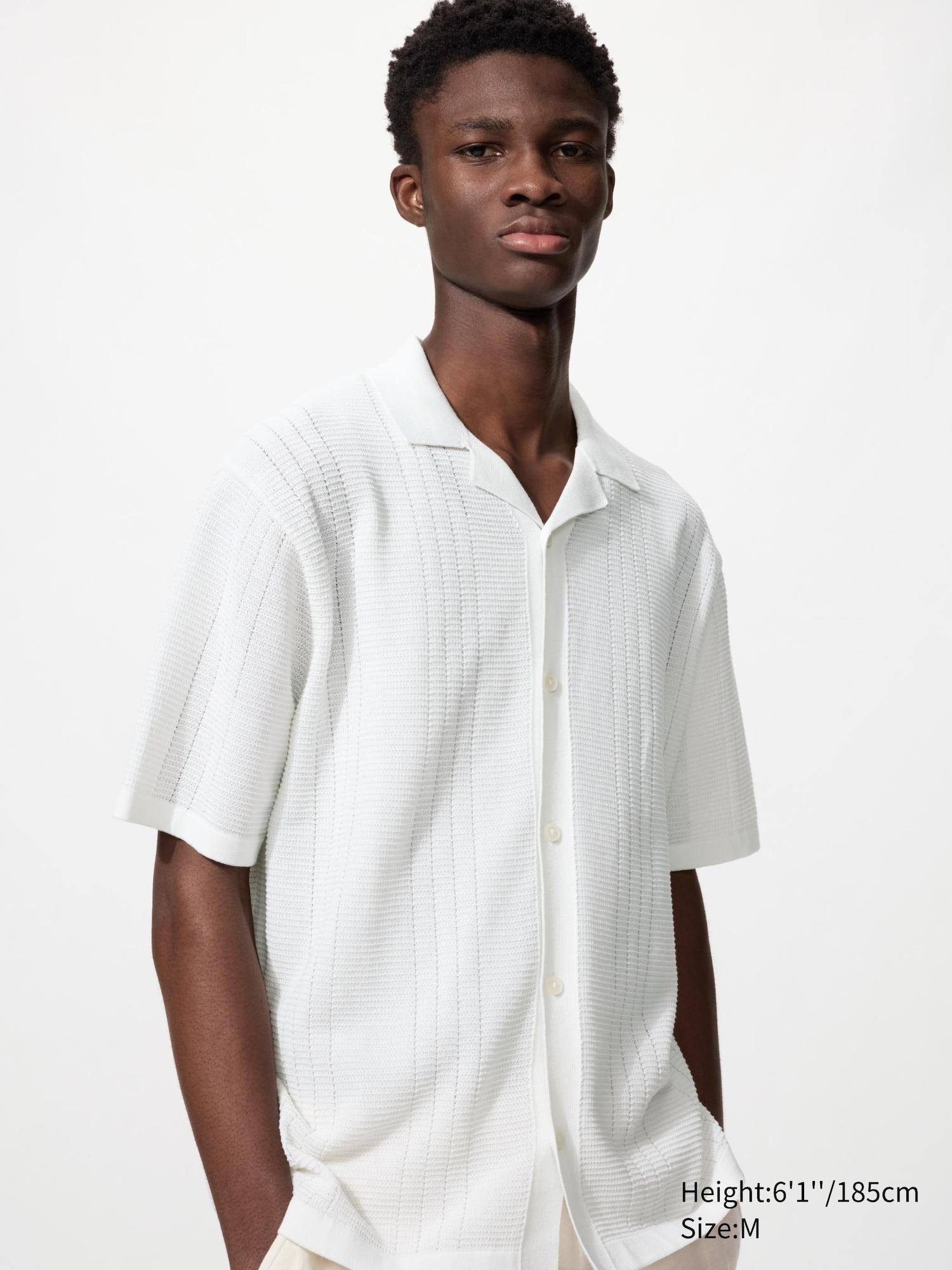 Washable Knitted Shirt | Short Sleeve by UNIQLO