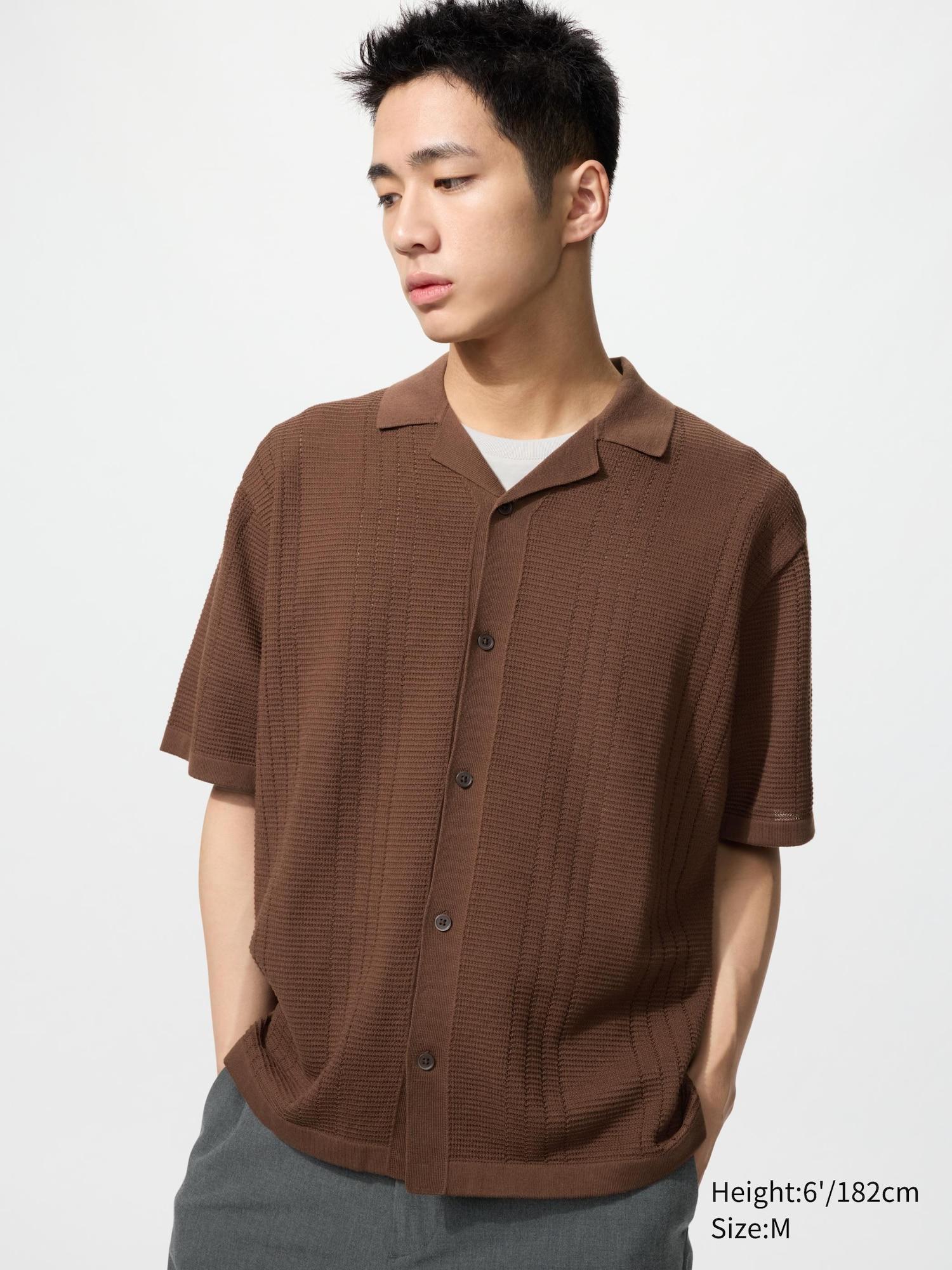 Washable Knitted Shirt | Short Sleeve by UNIQLO