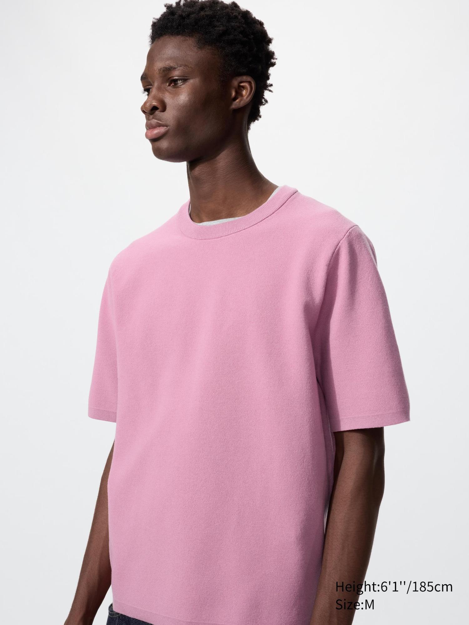 Washable Milano Ribbed Knitted T-Shirt by UNIQLO