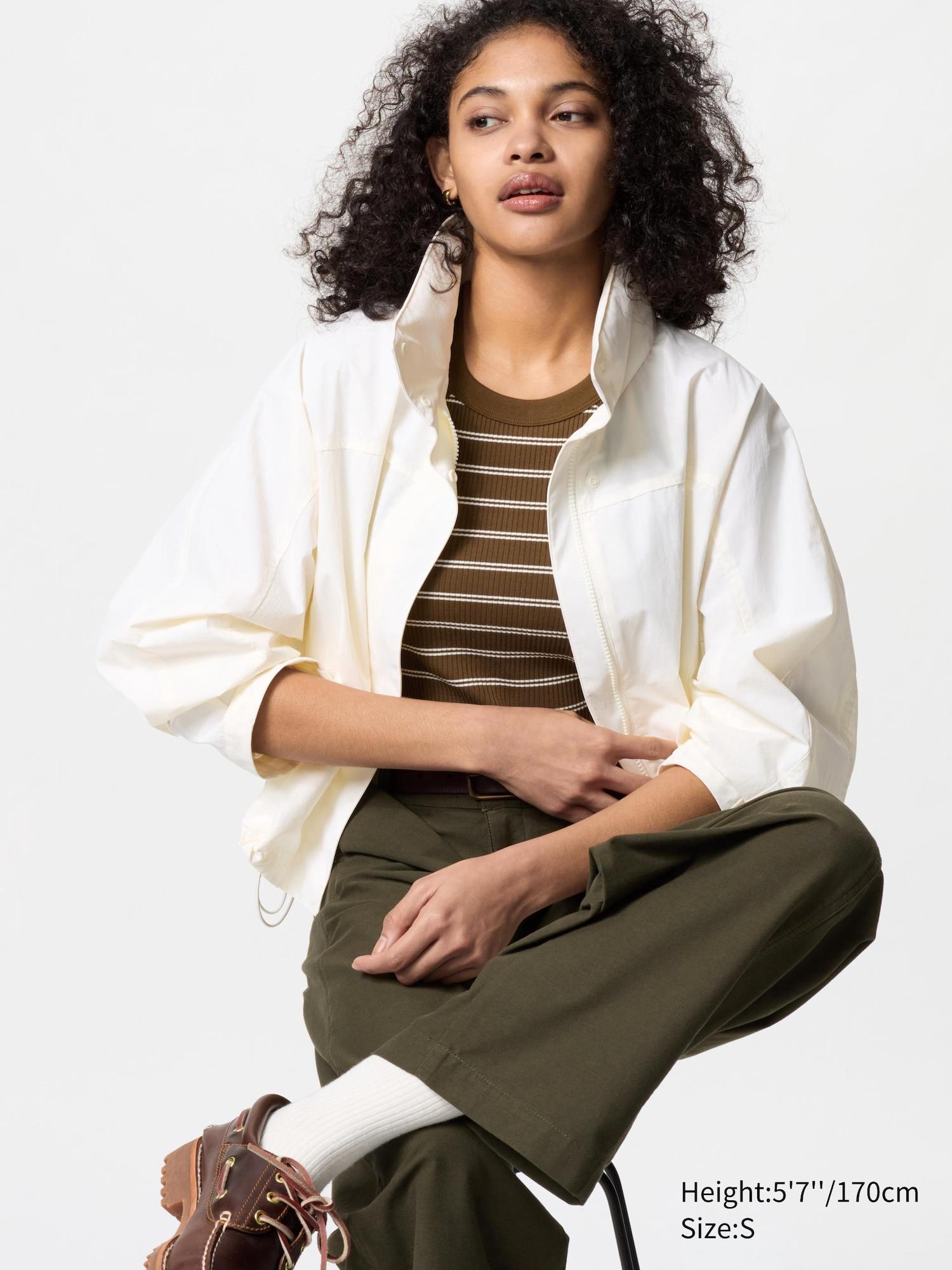 Windproof Stand Collar Blouson by UNIQLO