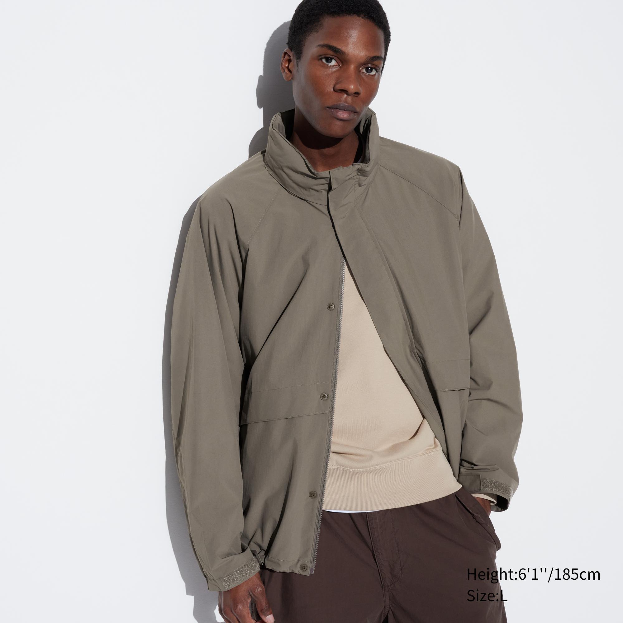 Windproof Stand Collar Blouson by UNIQLO