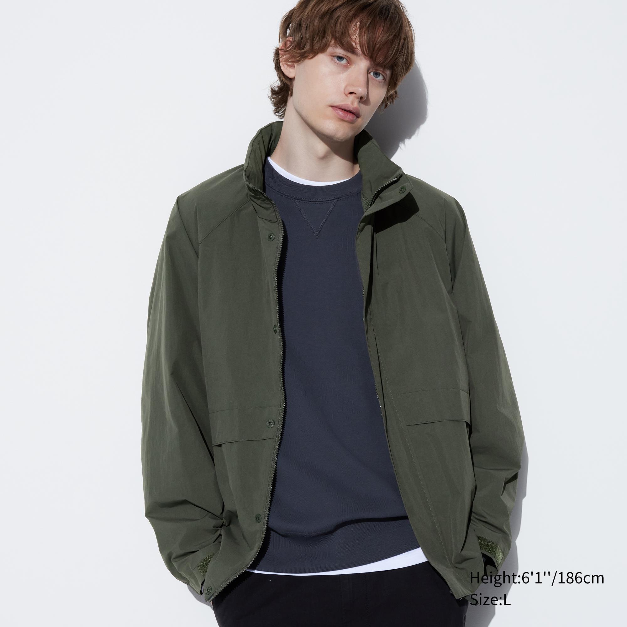 Windproof Stand Collar Blouson by UNIQLO