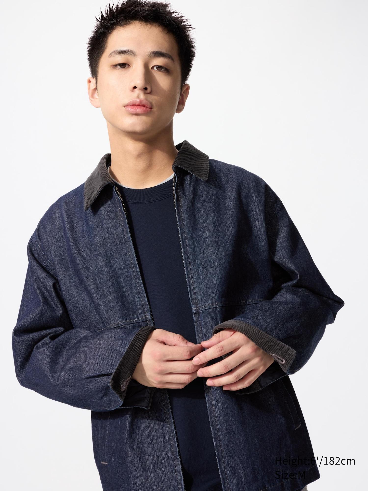 Zip-Up Short Blouson | Denim by UNIQLO