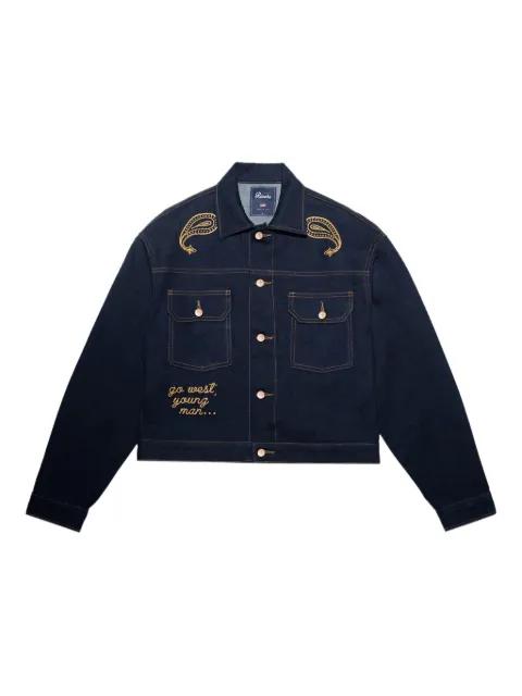 embroidered-detail jacket by UNITED RIVERS