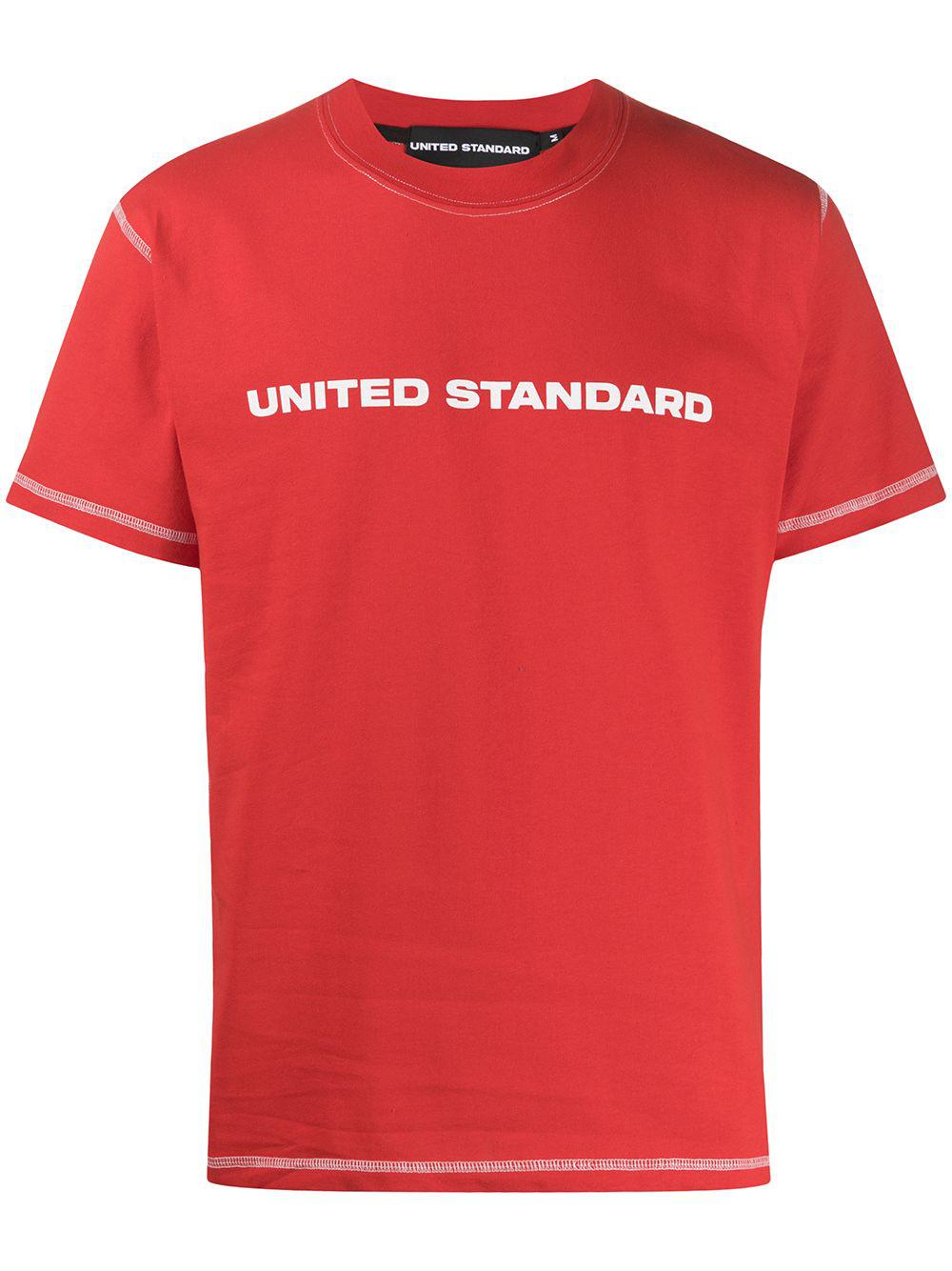 crew neck printed logo T-shirt by UNITED STANDARD