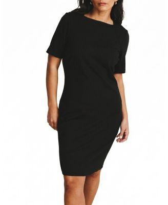Women's Plus Envelope Neck Ponte Dress by UNIVERSAL STANDARD