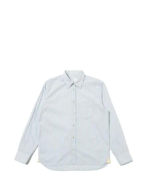 Lazy Day stripe pocket shirt by UNIVERSAL WORKS