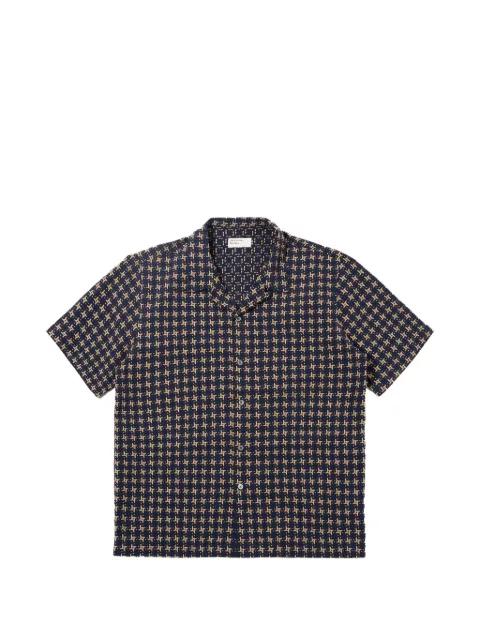 Road patterned shirt by UNIVERSAL WORKS