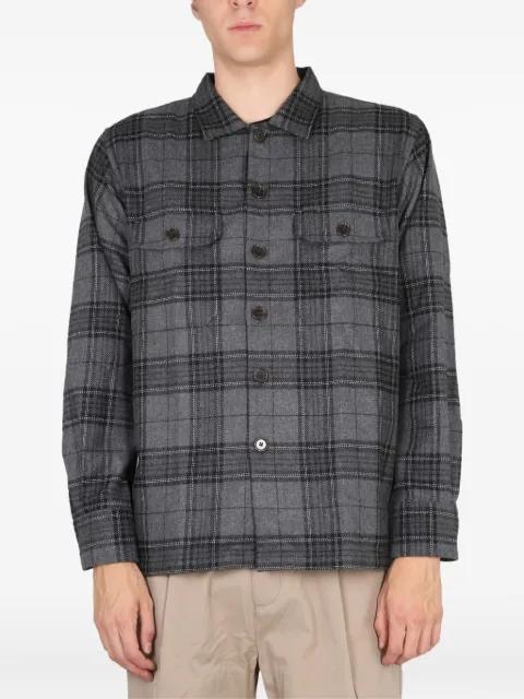 buttoned plaid shirt by UNIVERSAL WORKS