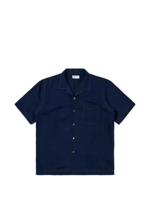 chest-pocket buttoned shirt by UNIVERSAL WORKS