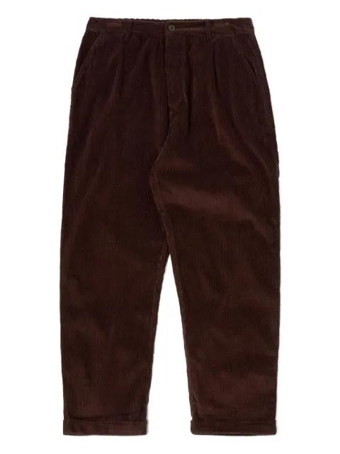 corduroy pleated trousers by UNIVERSAL WORKS