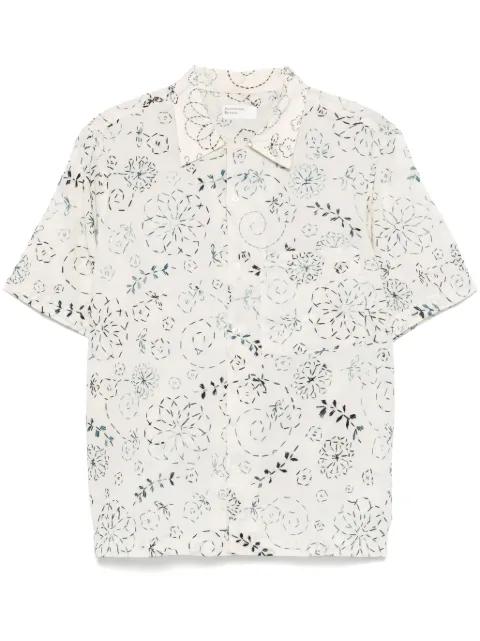 embroidered shirt by UNIVERSAL WORKS
