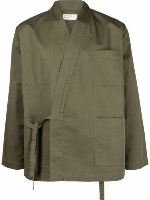 patch-pocket worker jacket by UNIVERSAL WORKS