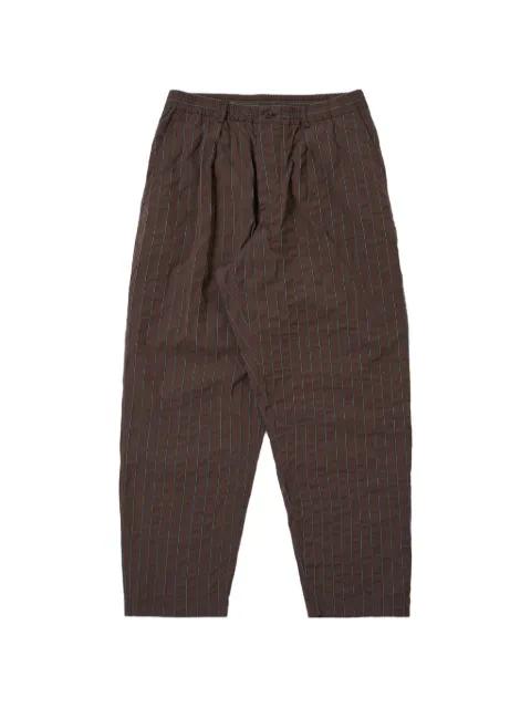 pinstripe trousers by UNIVERSAL WORKS