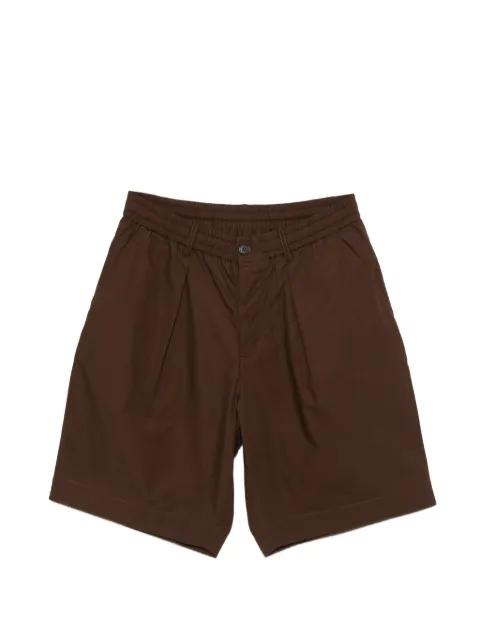 pleated elasticated shorts by UNIVERSAL WORKS