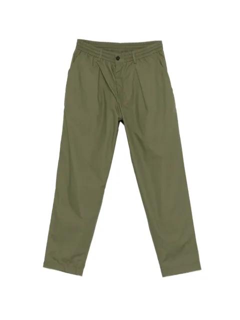 pleated elasticated trousers by UNIVERSAL WORKS